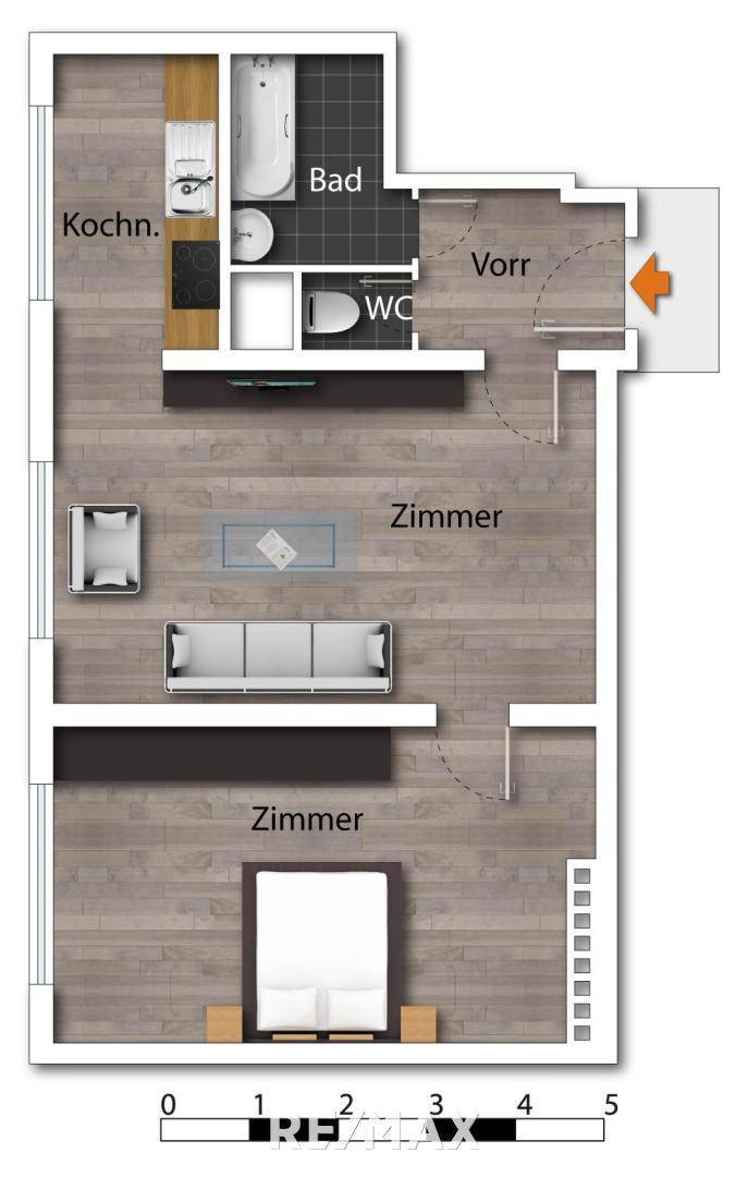 Plan möbliert 471