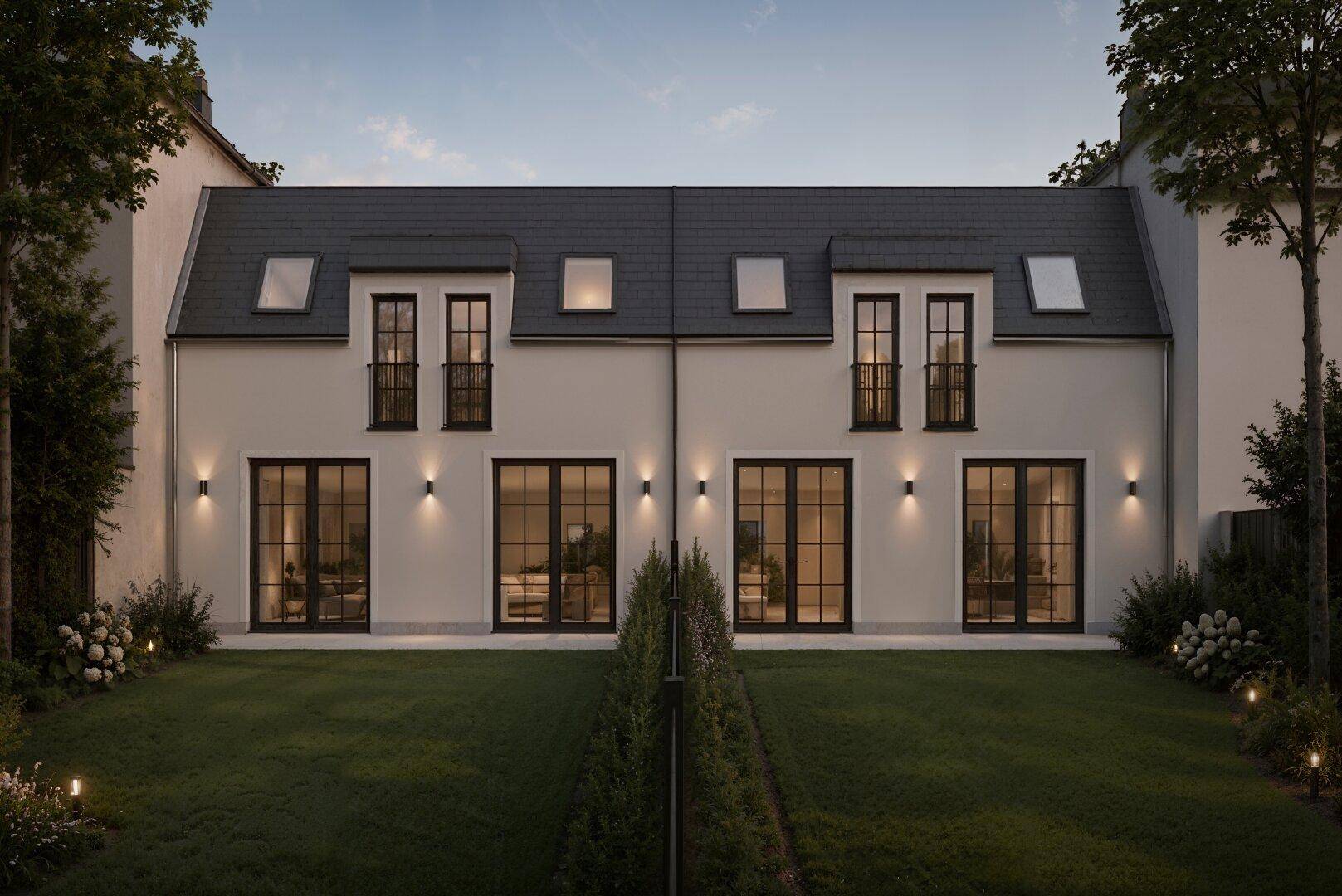 Gartenansicht Haus 3 & 4