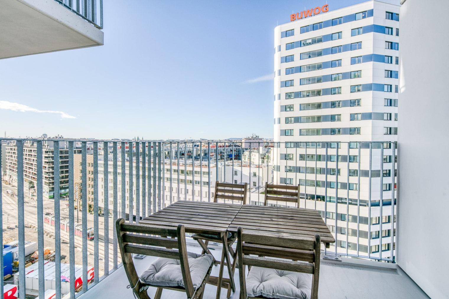 Großzügige 3Zimmer mit Freifläche, Rooftop, Fitnessraum, Lounge in unmittelbare Nähe zum Hauptbahhof (VIE100) - Ansicht 3