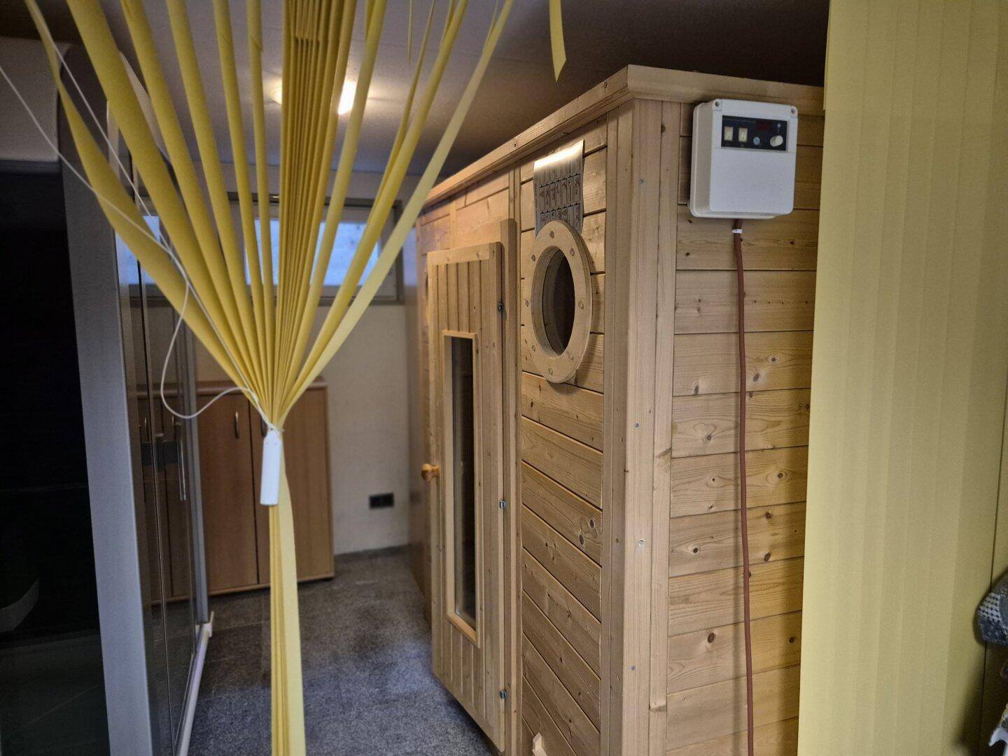 Sauna im Keller