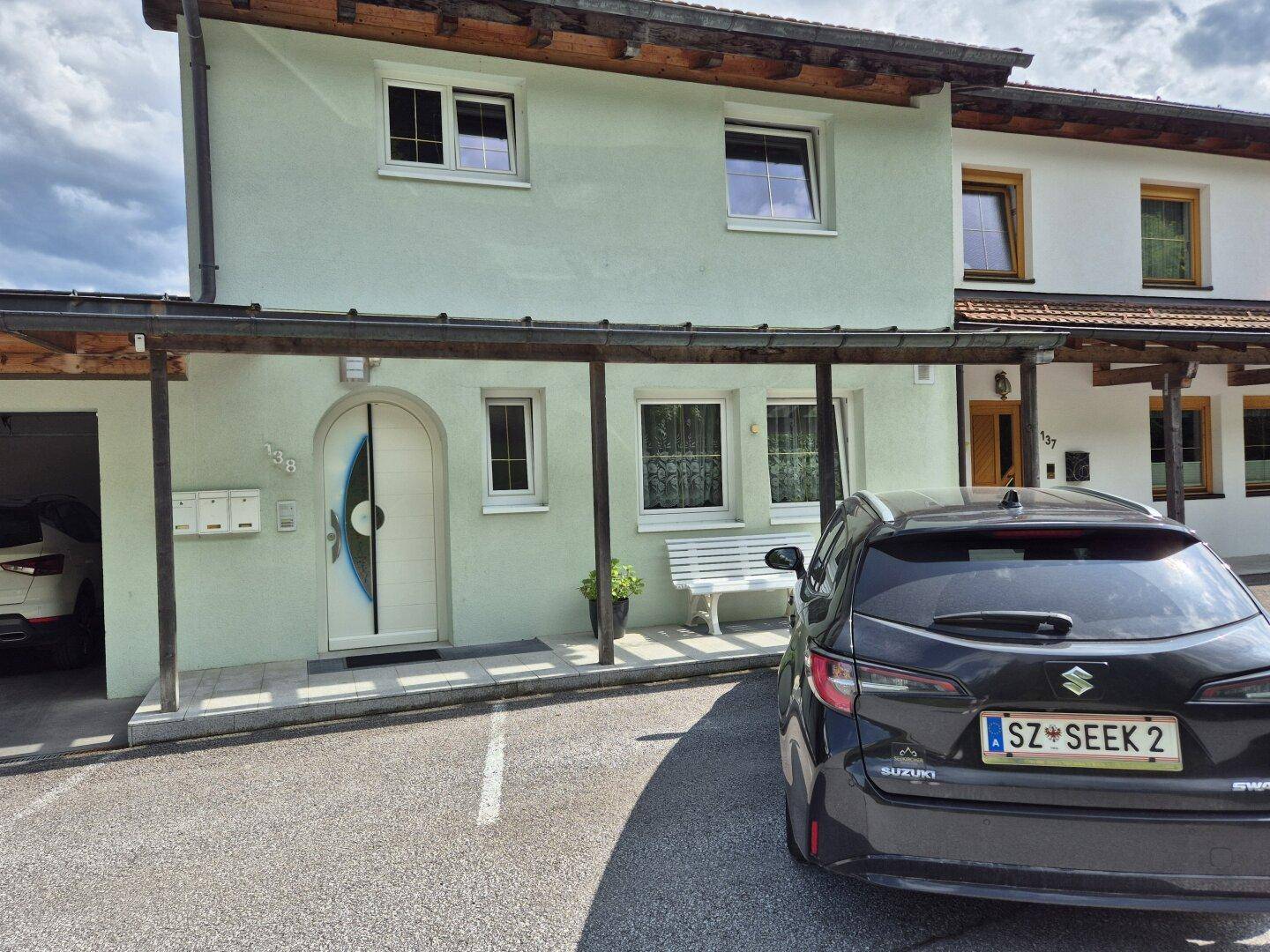 Ansicht Nord mit Garage