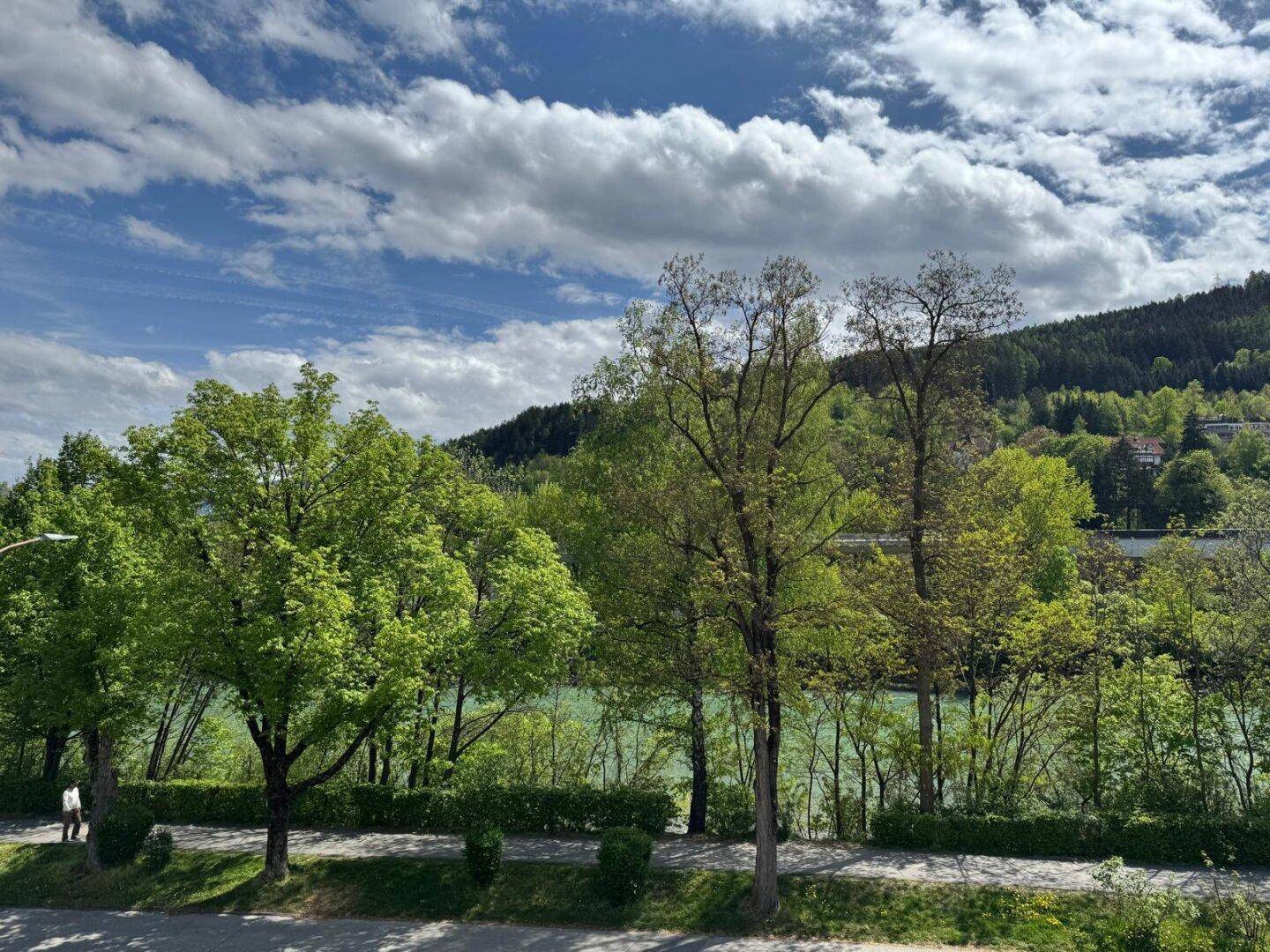 Blick vom Balkon Richtung Süden
