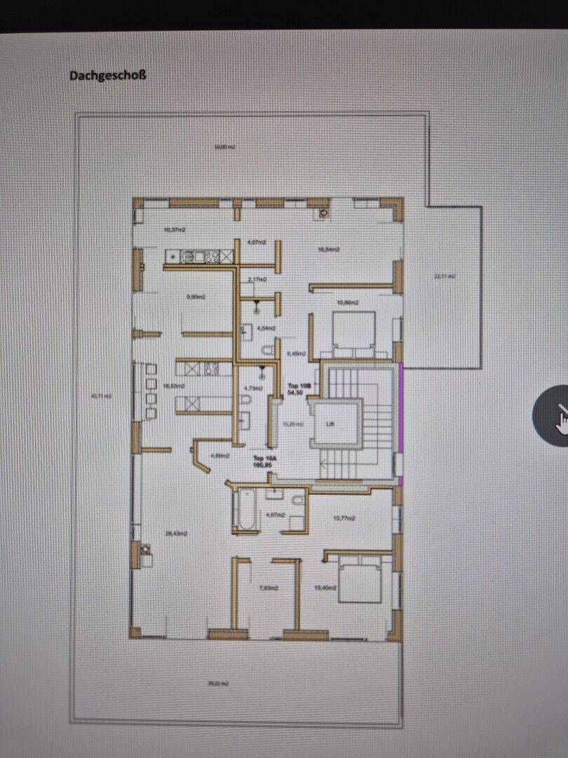 Dachgeschoß-Penthouse