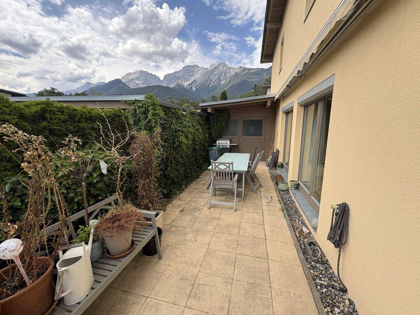 Terrasse im Westen