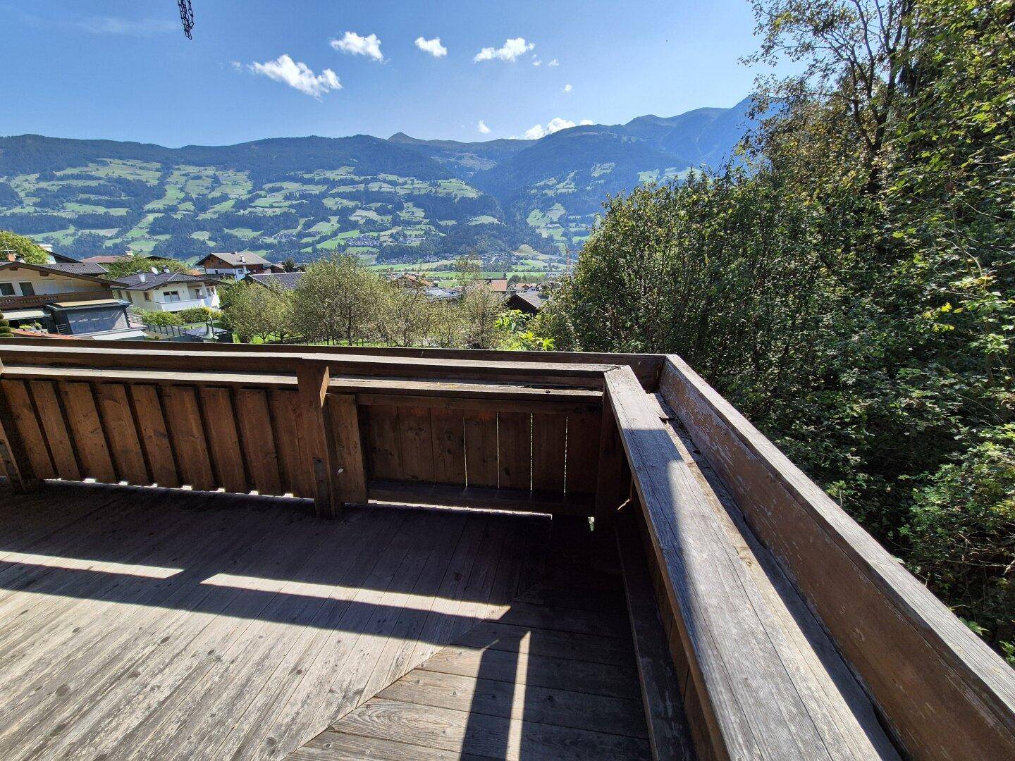 Aussicht vom Balkon