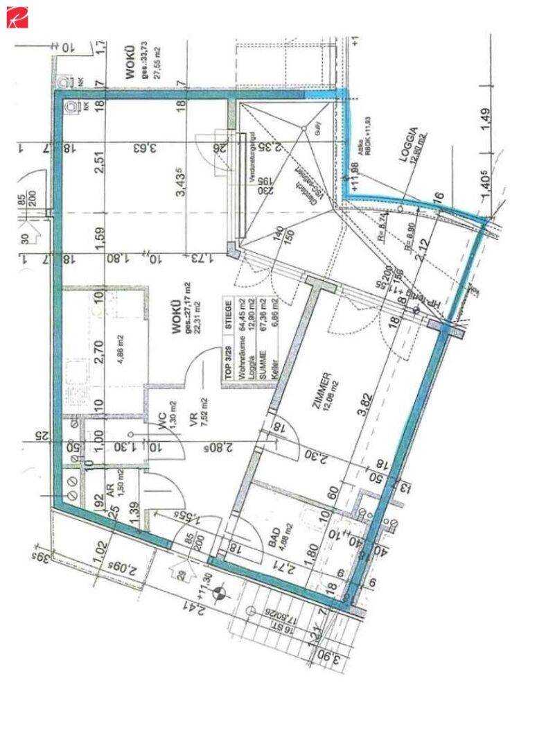 Charmante 2-Zi-DG-Wohnung mit Loggia, Garage &amp; Sauna – pohled 6