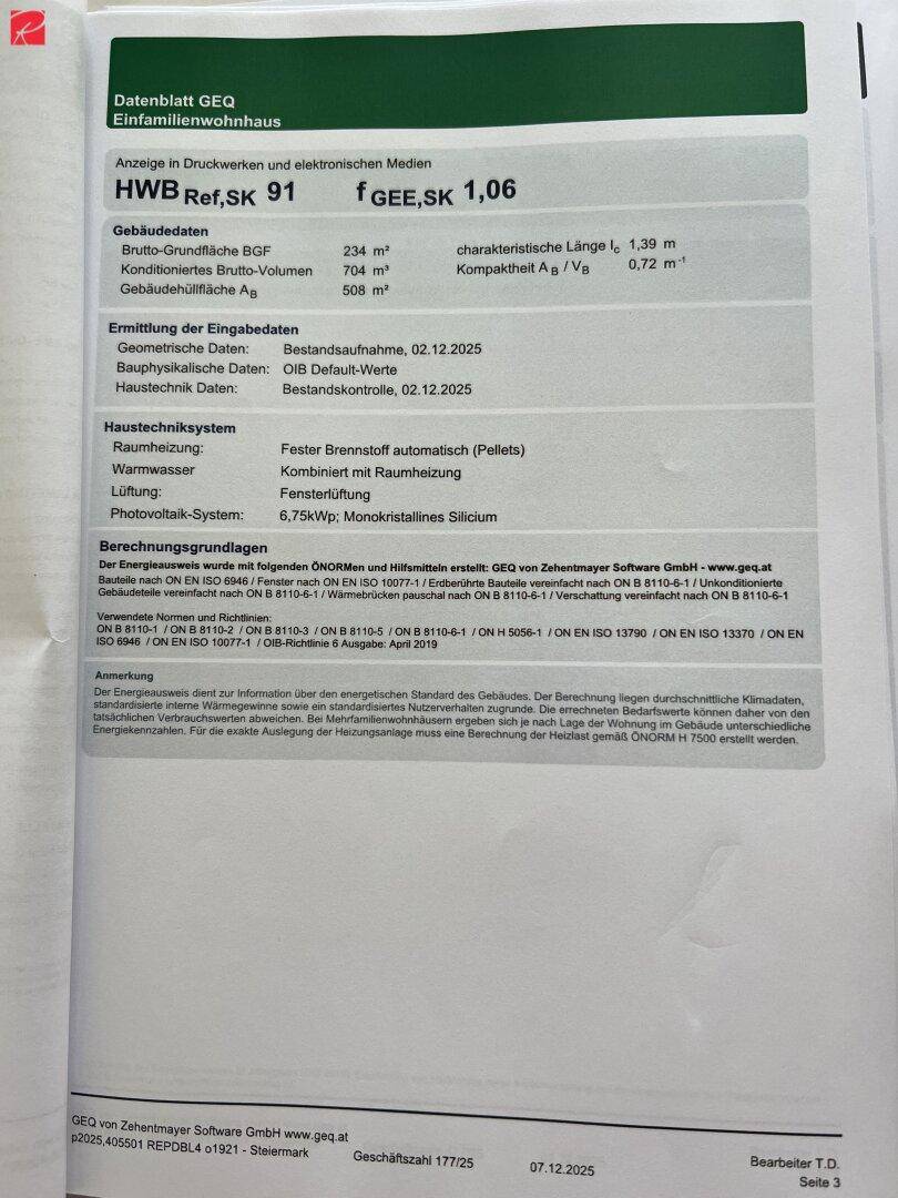 Energieausweis