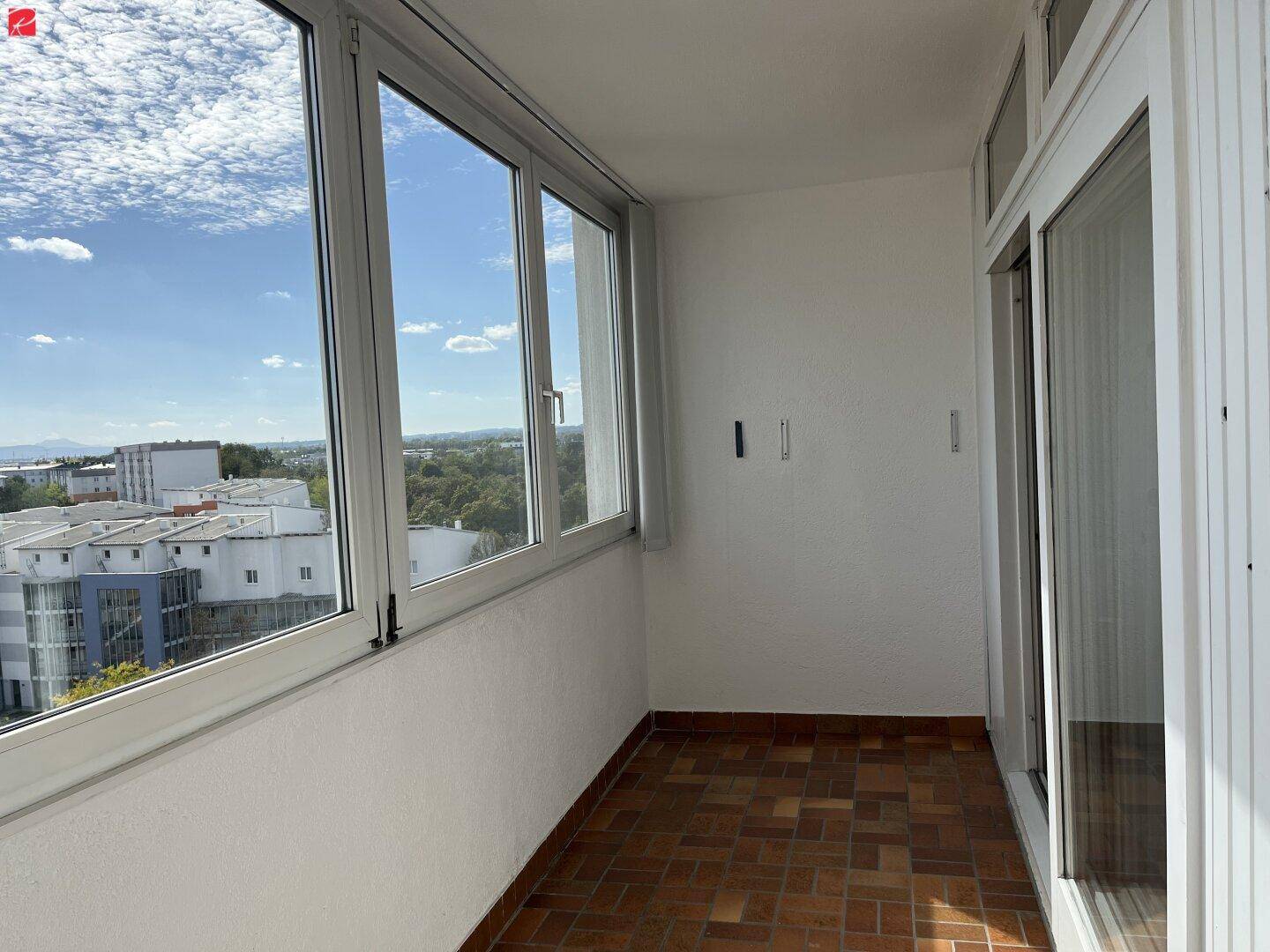 Loggia mit Blick Richtung Westen