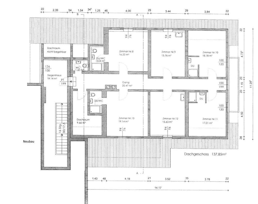 Dachgeschoss Altbau