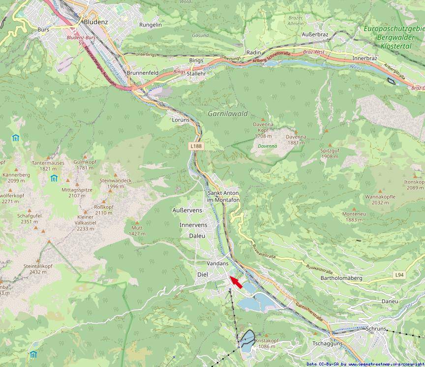 Makrolage© OpenStreetMap-Mitwirkende
