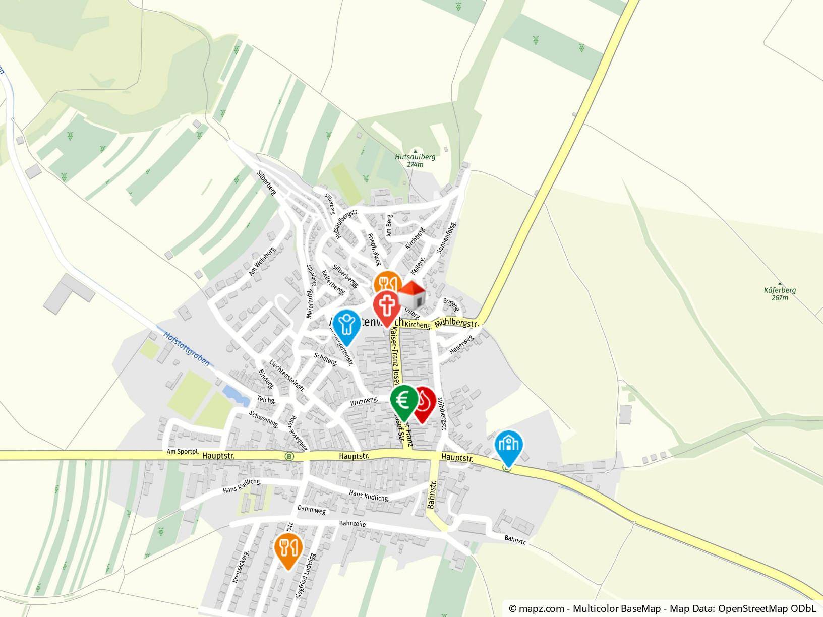 Geolyzer Kartenausschnitt