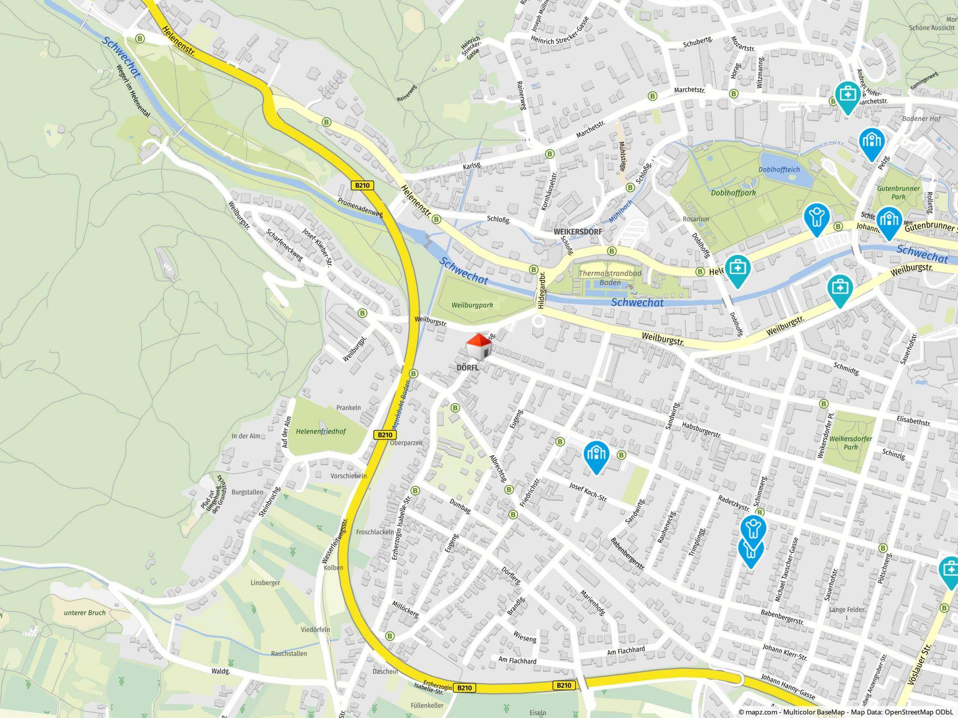 Geolyzer Kartenausschnitt