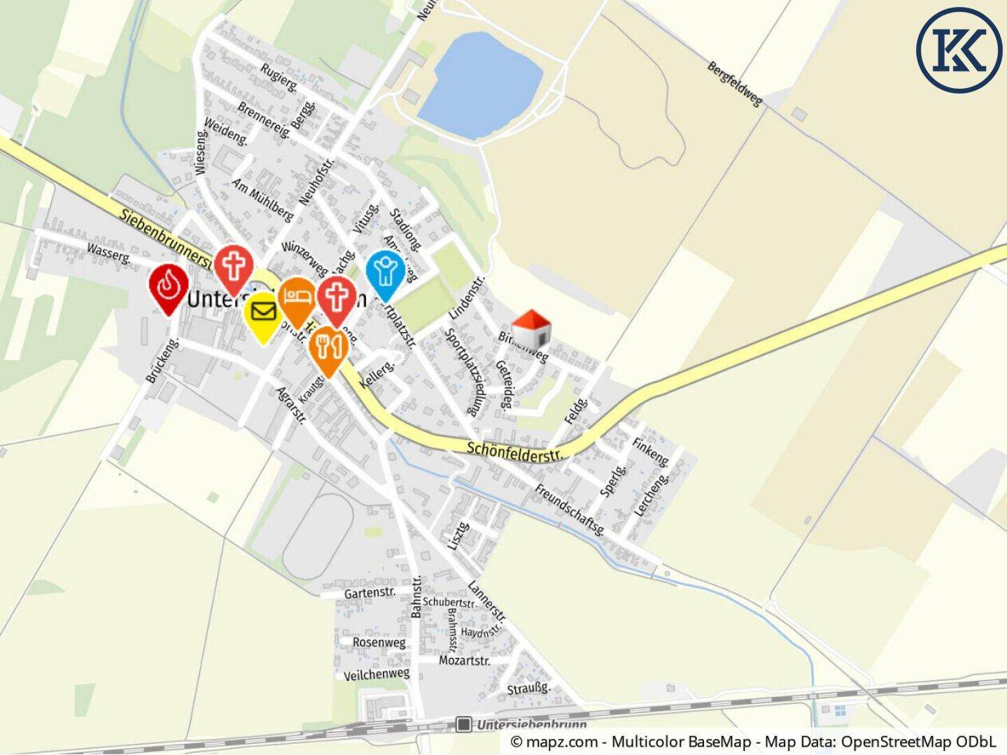 Geolyzer Kartenausschnitt