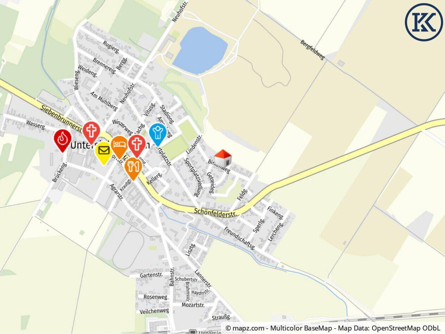 Geolyzer Kartenausschnitt