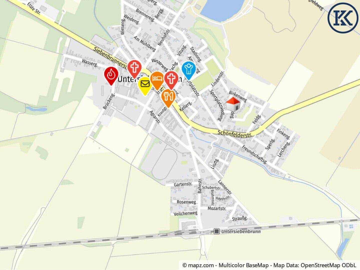 Geolyzer Kartenausschnitt