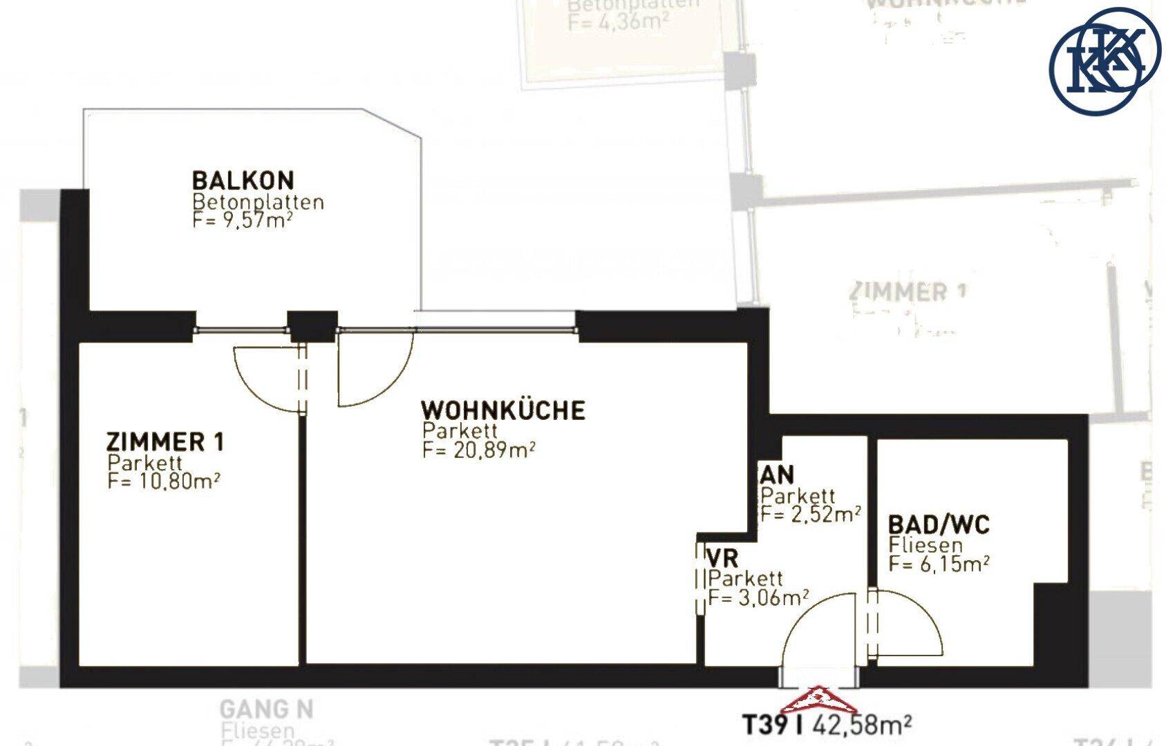 Grundriss Top39