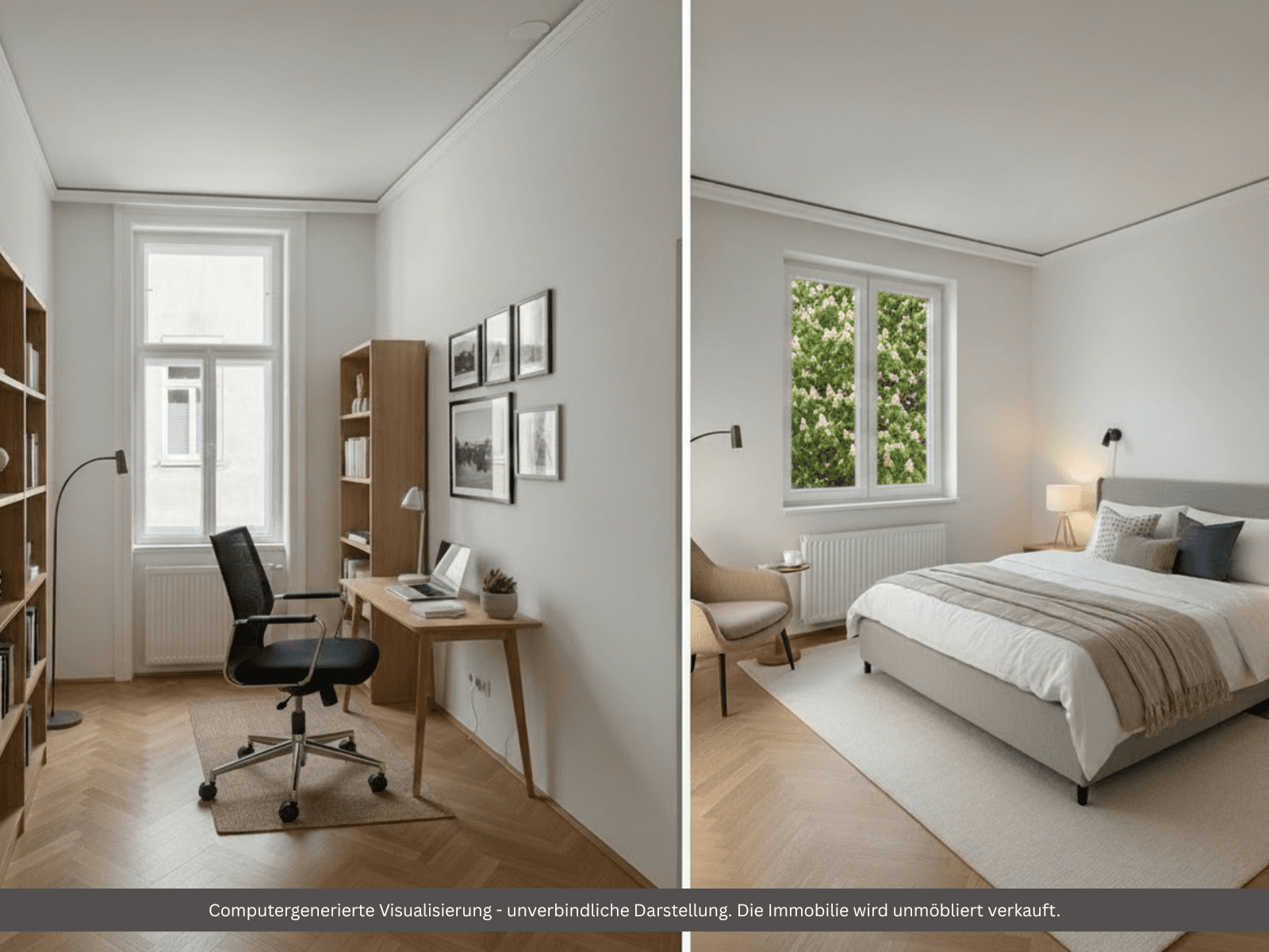 Schlafzimmer / Arbeitsbereich