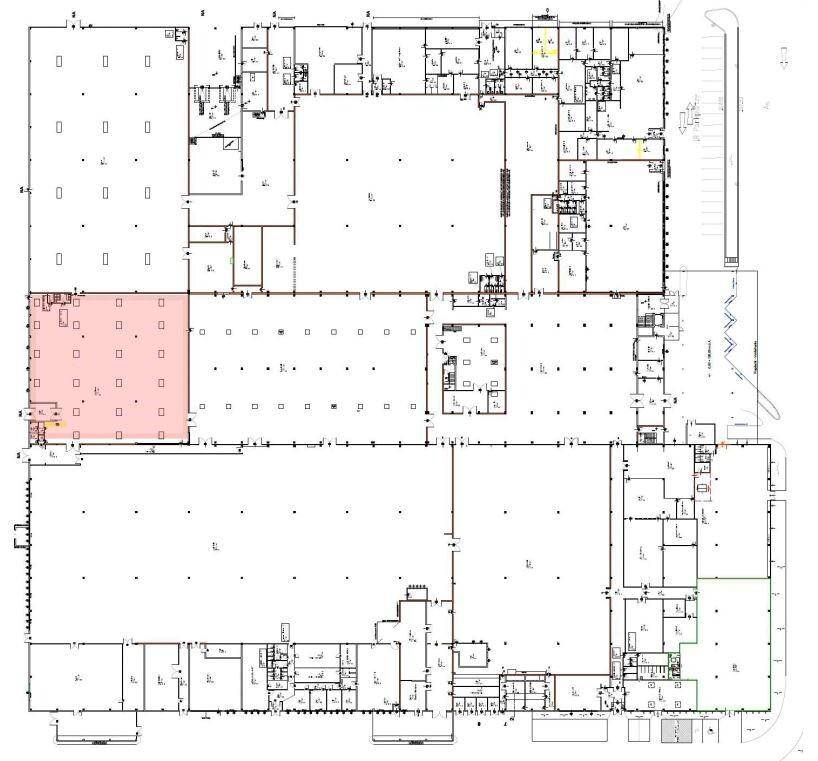 Halle A, 1.250m² Produktion - Grundriss