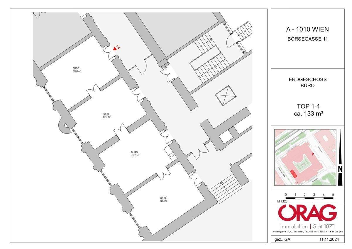 Schottenring 16_Top 1-4_Plan