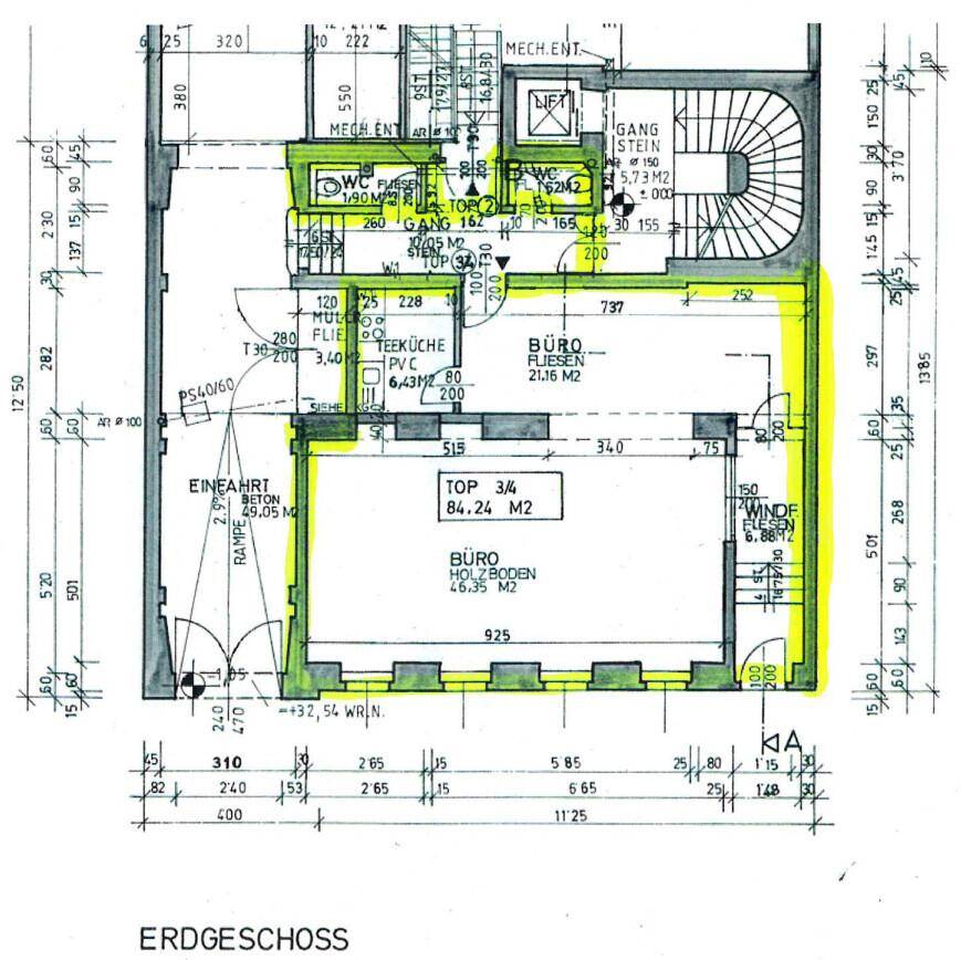 Grundriss Erdgeschoß