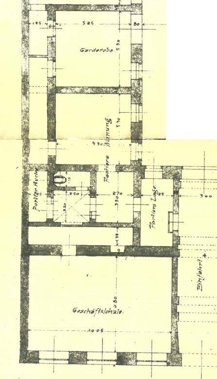 Grundriss Erdgeschoß