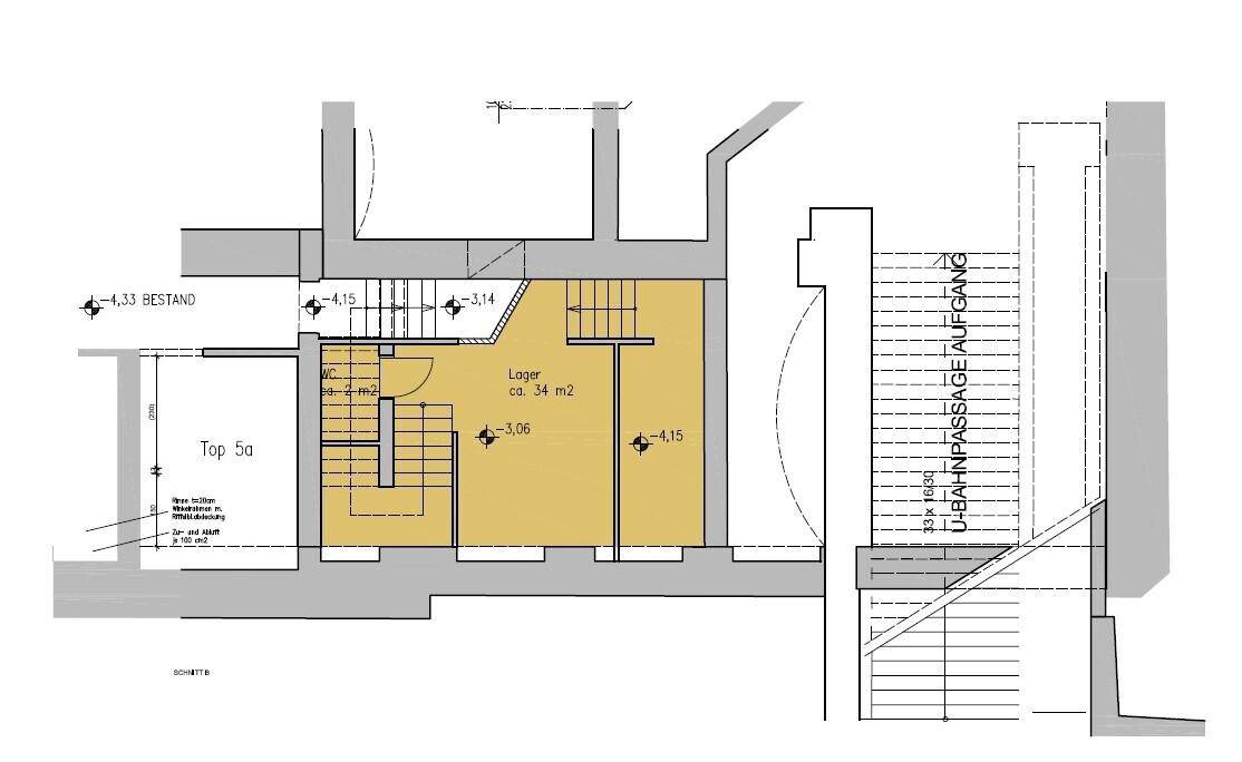 Grundriss Untergeschoß