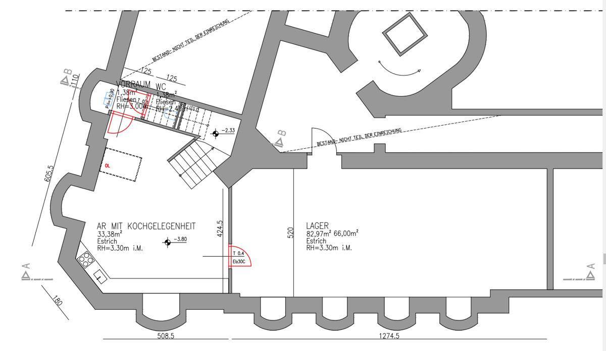 Grundriss Untergeschoß