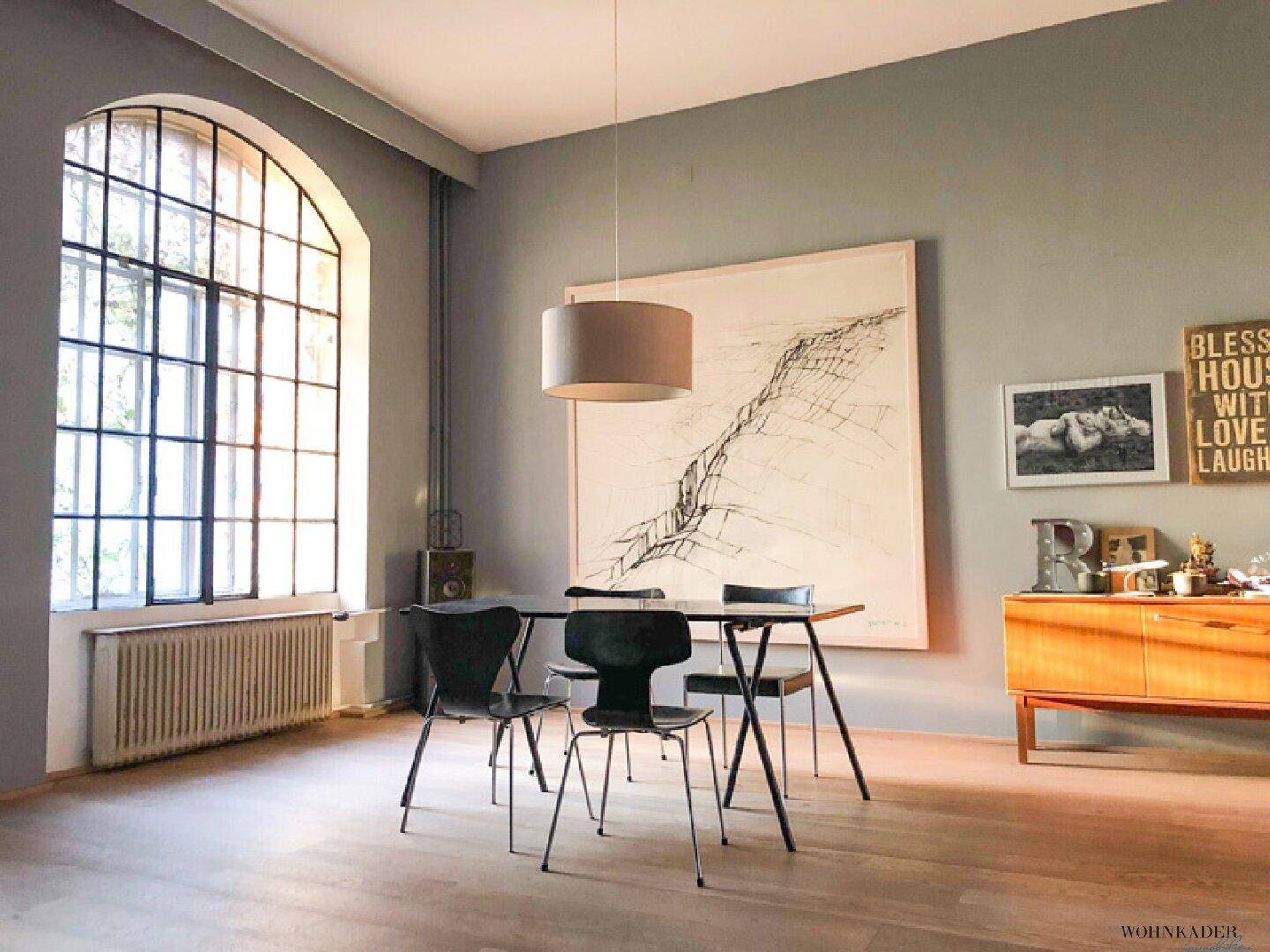 Modernes Loft-Büro in historischer Seidenfabrik – einzigartiger Backsteincharme &amp; hochwertige Ausstattung - Widok 4