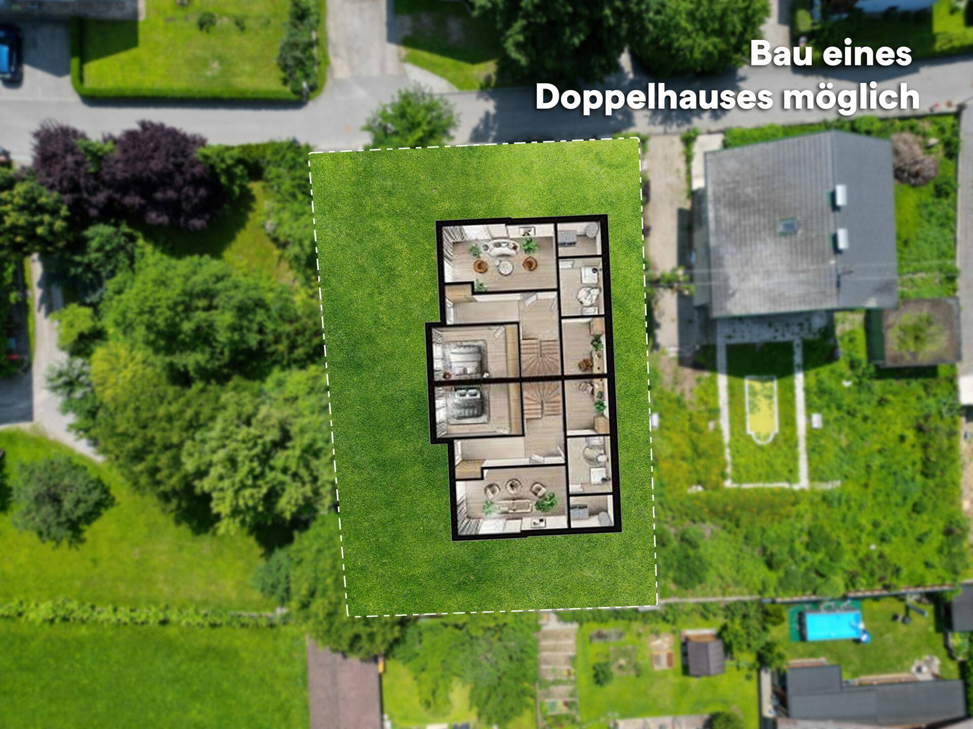 Grundstück Stams - Doppelhausmöglichkeit