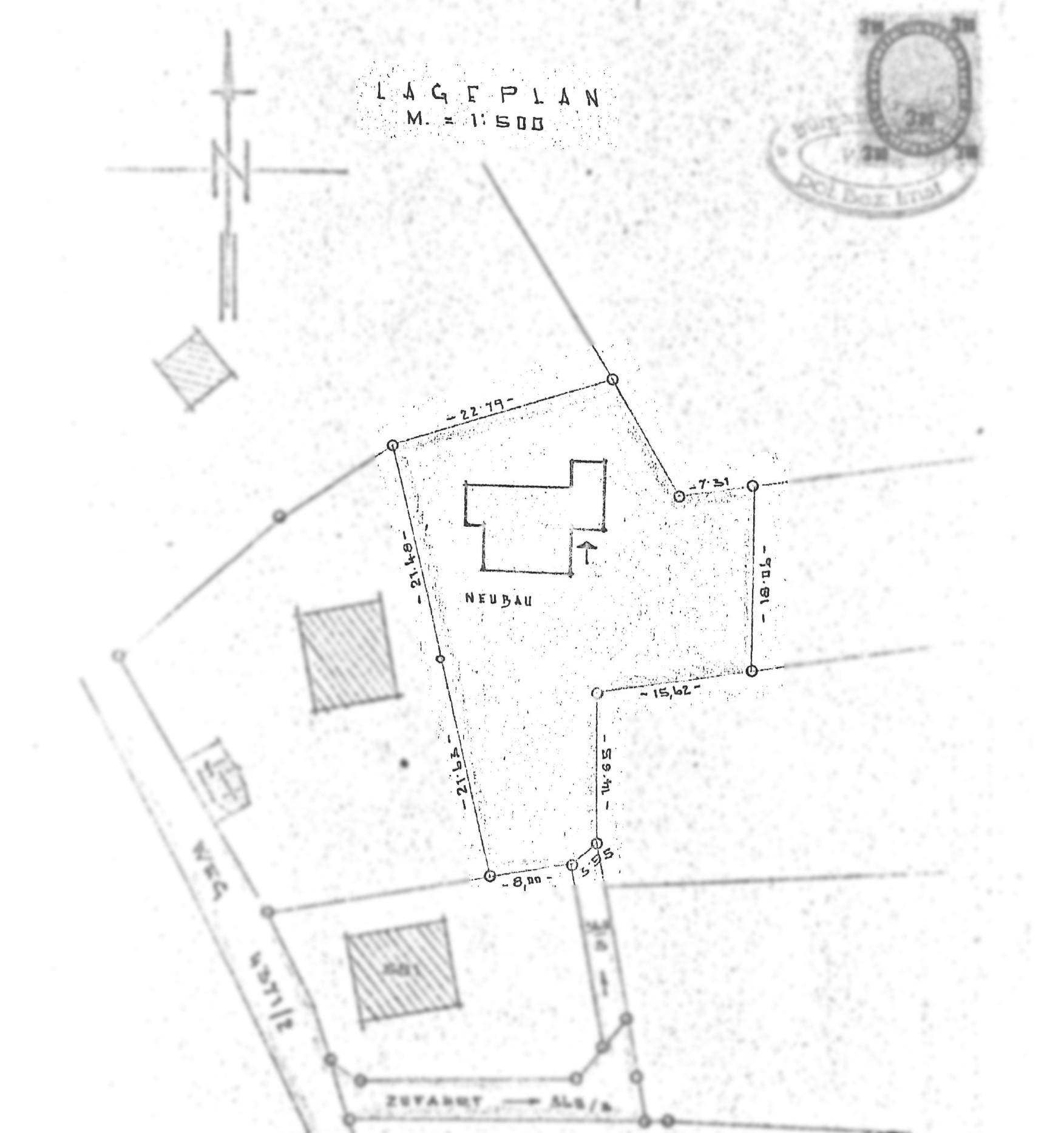 Lageplan Original