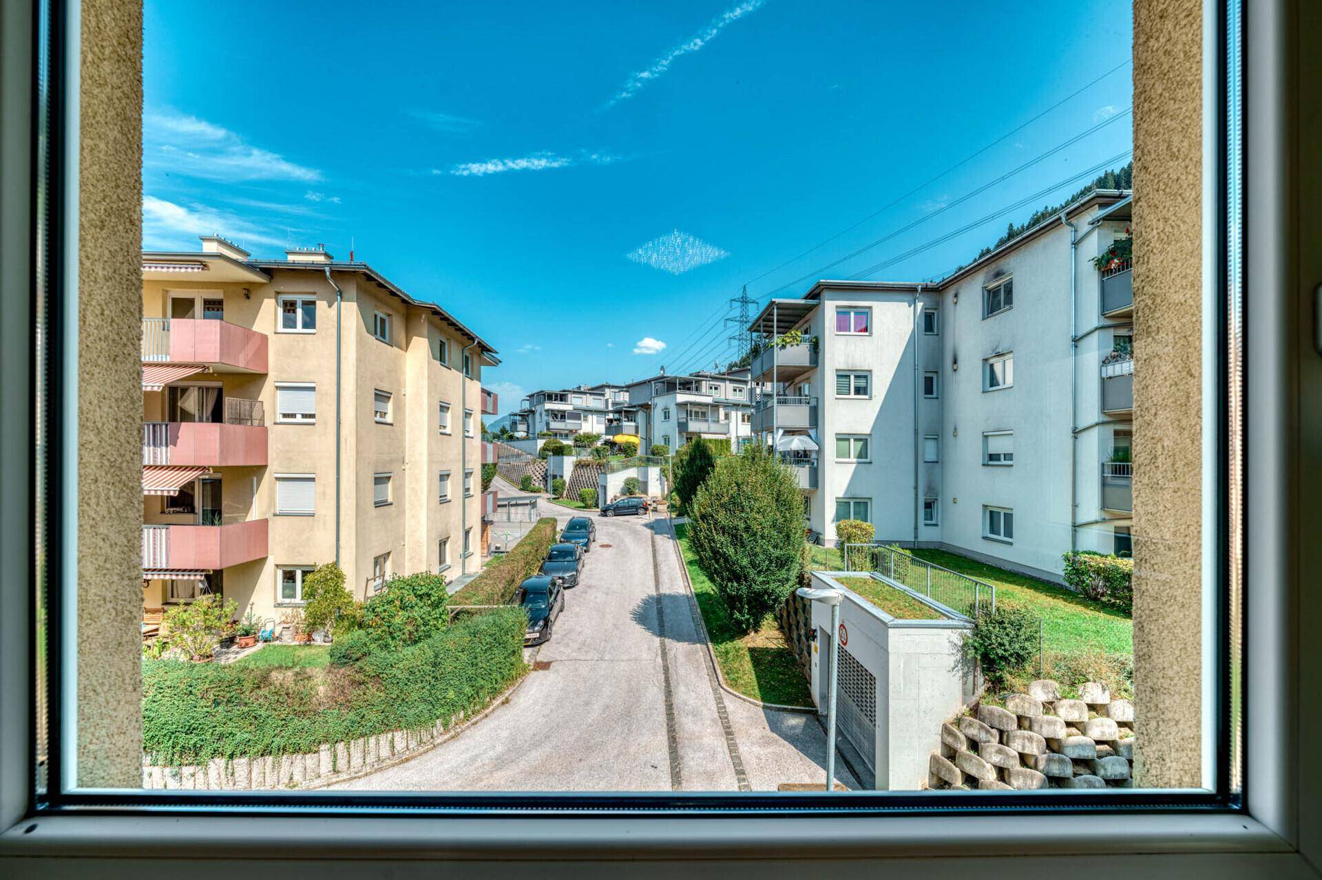 Aussicht nach Osten Schlafzimmer 1