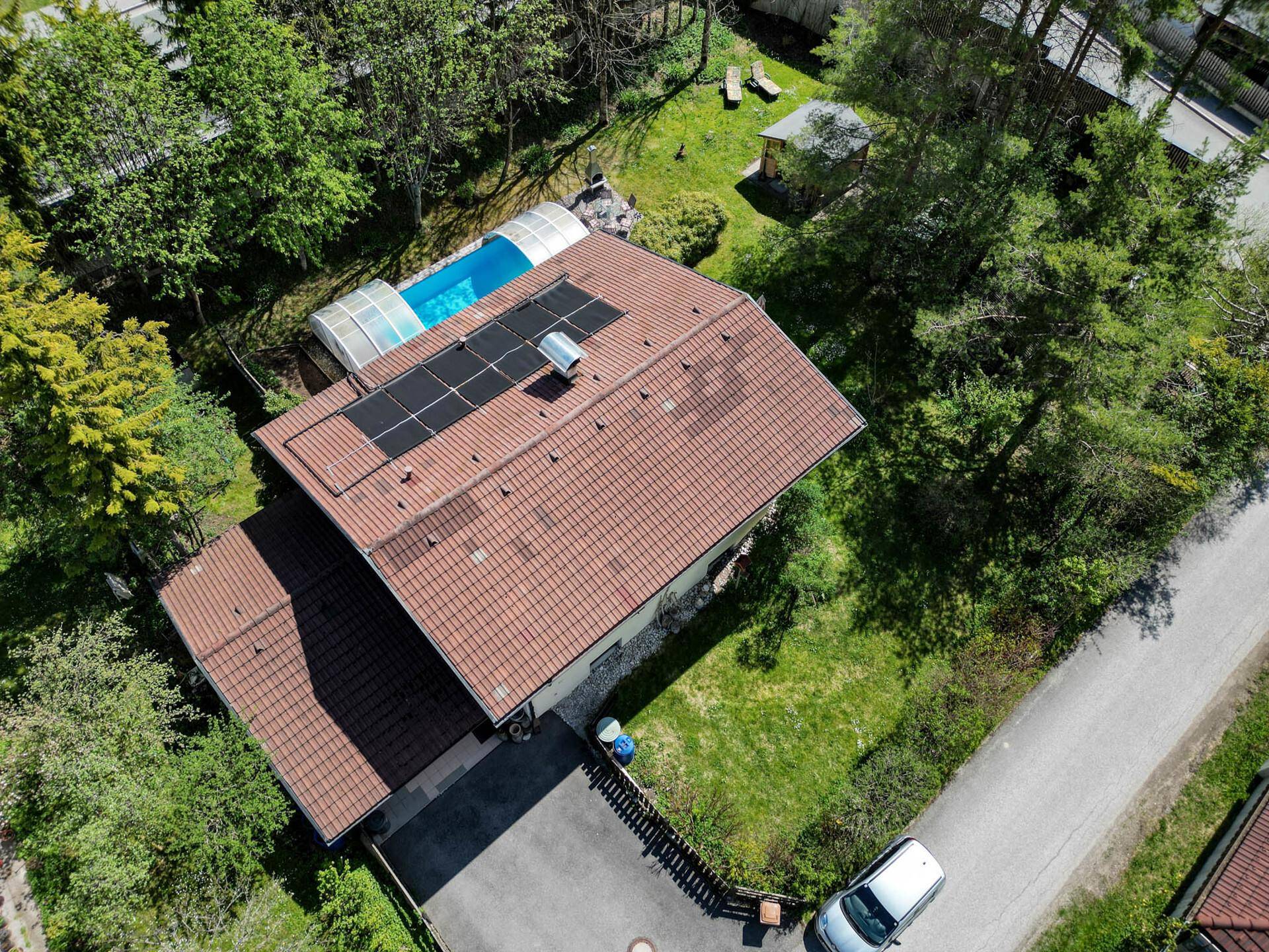 Haus von oben