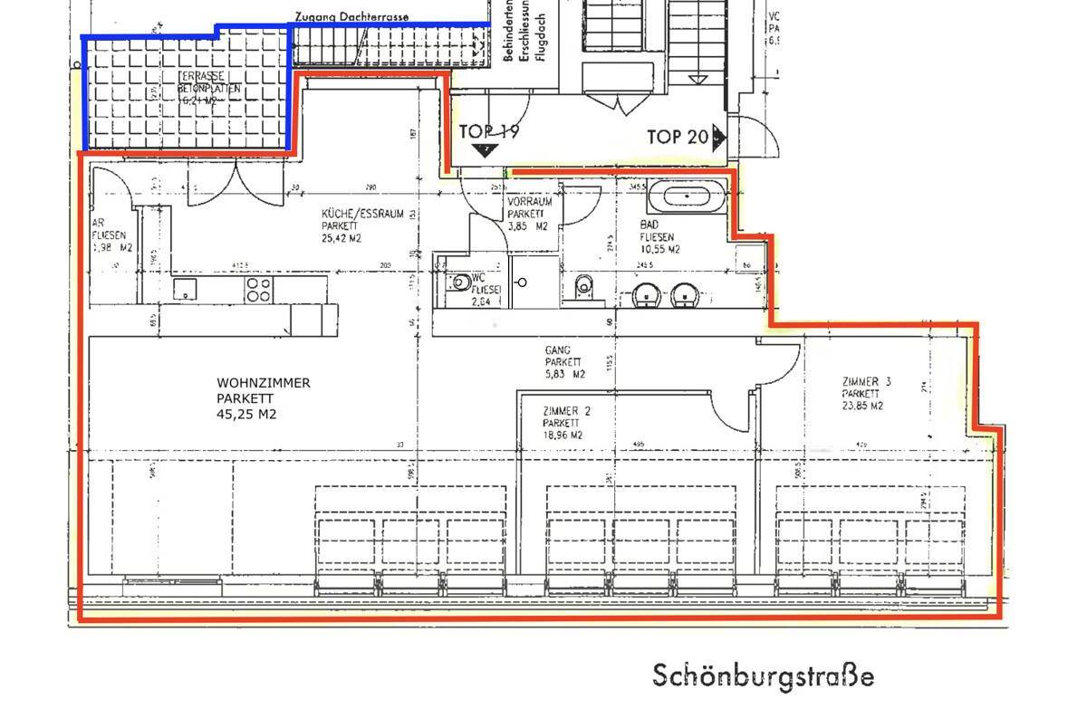 Grundriss Wohnung