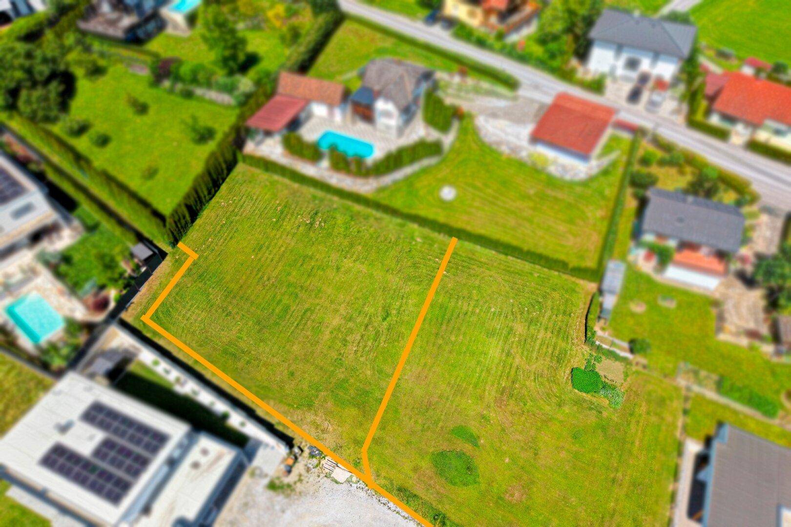Südwestlich orientiertes Baugrundstück in Ruhelage – 880 m² für Ihr Eigenheim nahe Graz - Ansicht 3