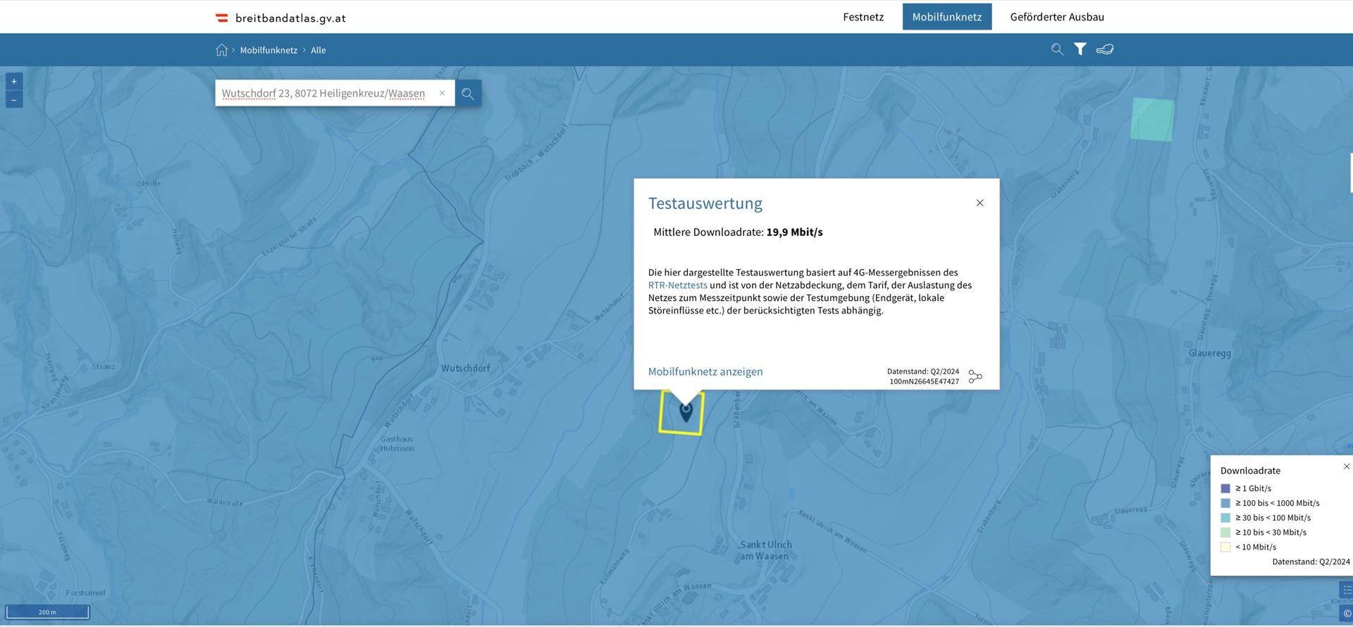 Mobilfunk Breitbandatlas