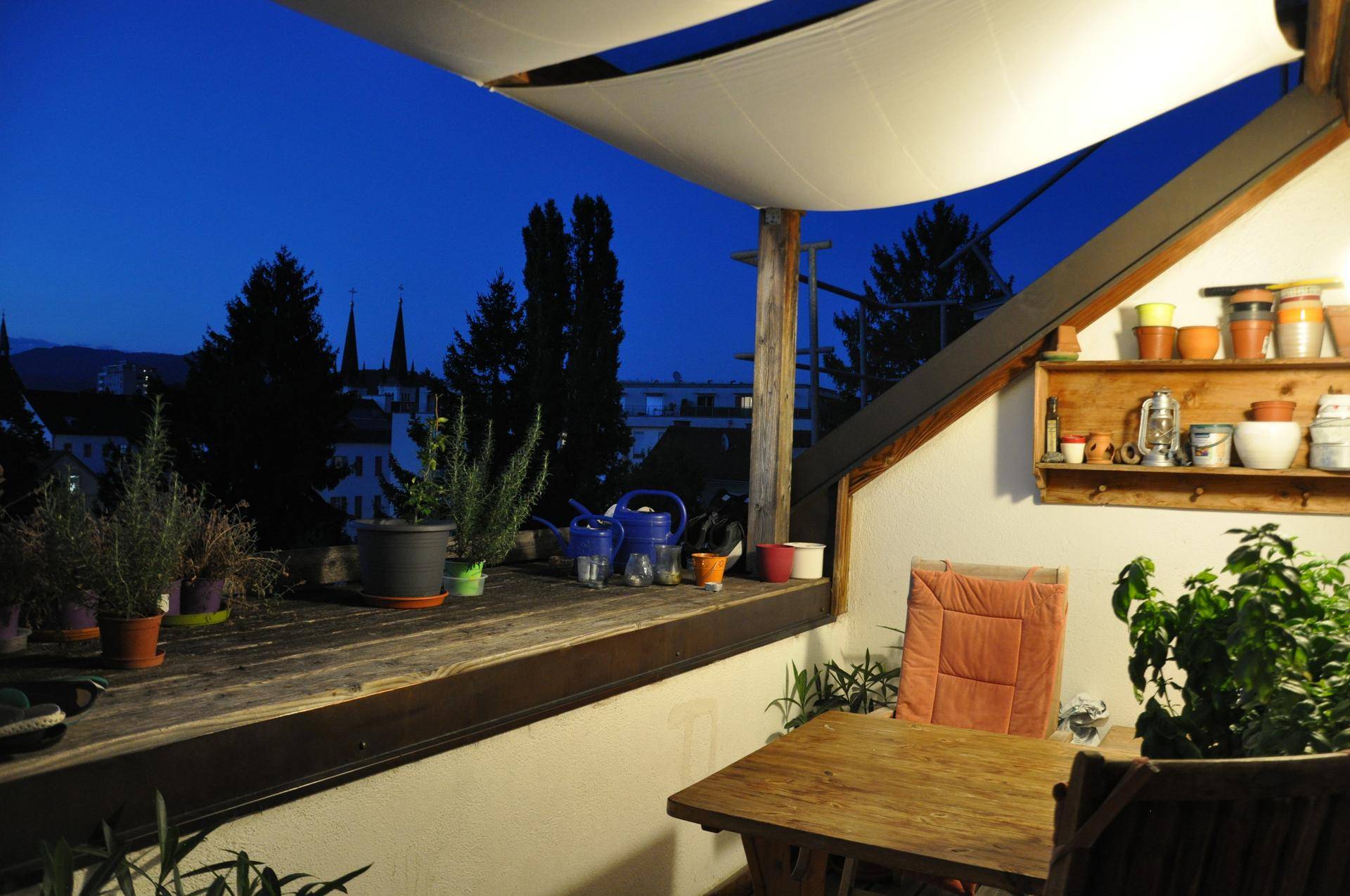 Terrasse Blick in Richtung Schöckl