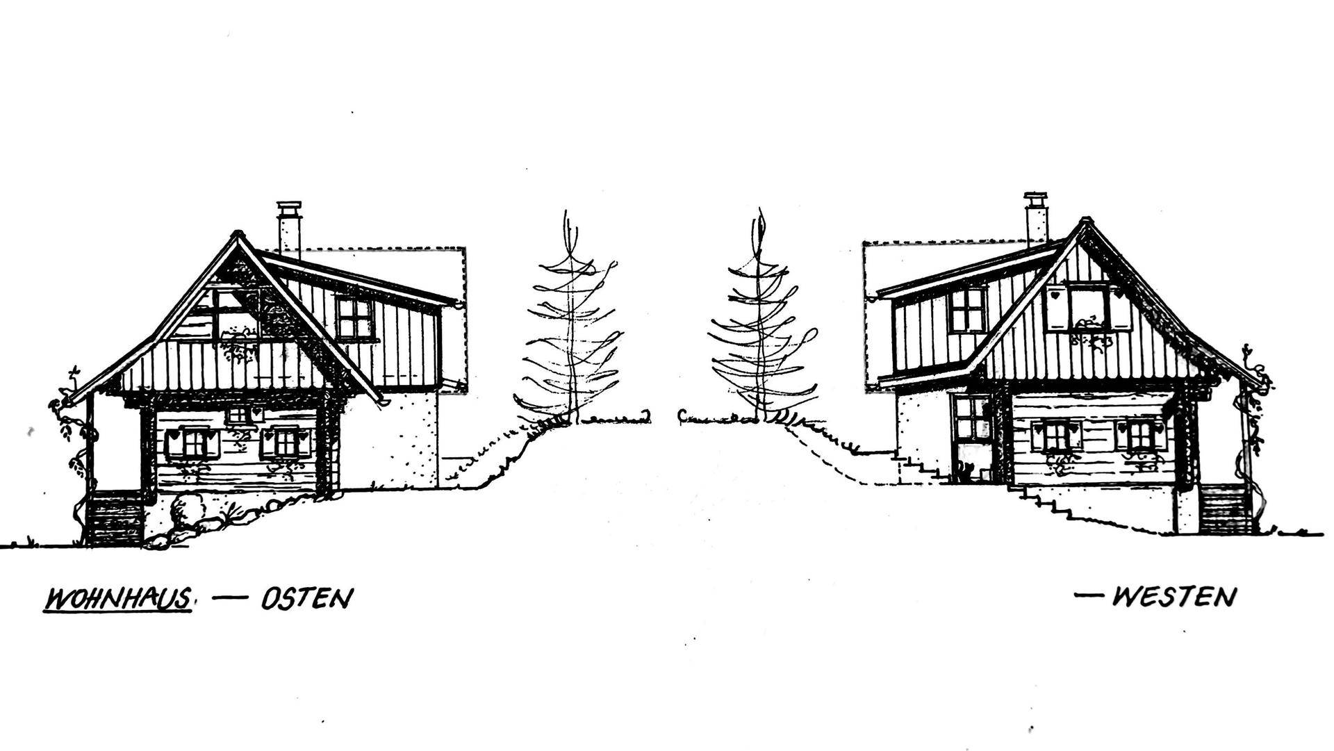 Wohnhaus Osten - Westen