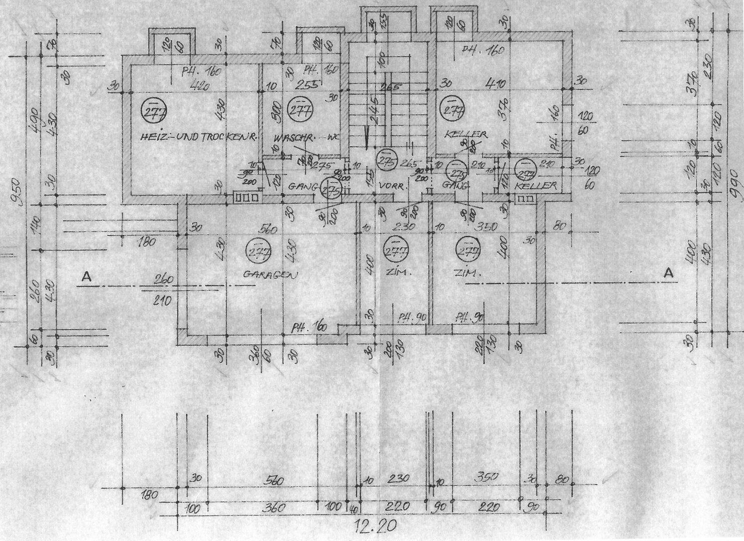 Grundrissplan UG