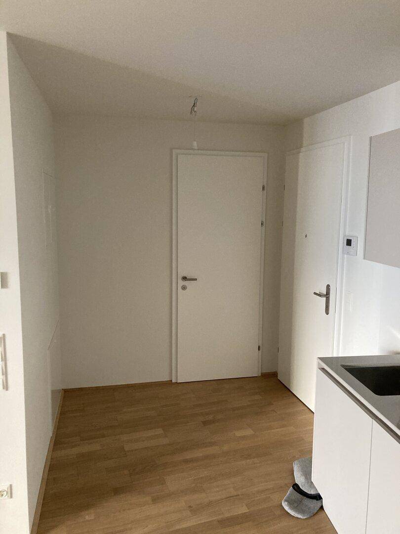 Eingangsbereich mit Blick in die Küche