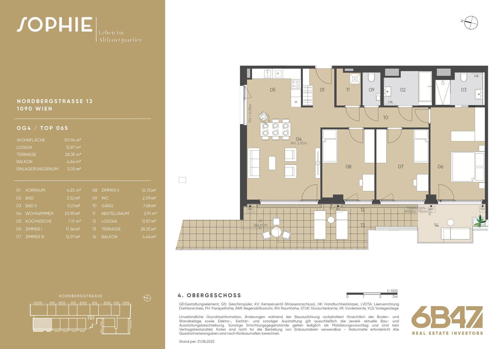 Grundriss Top 65