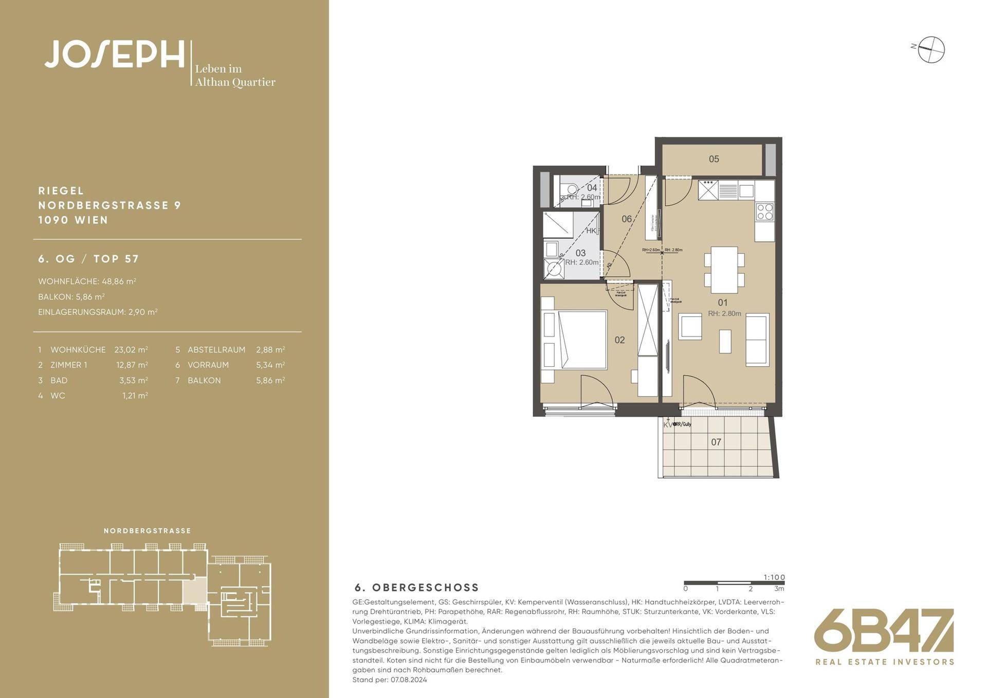 Grundriss Top 57 Riegel