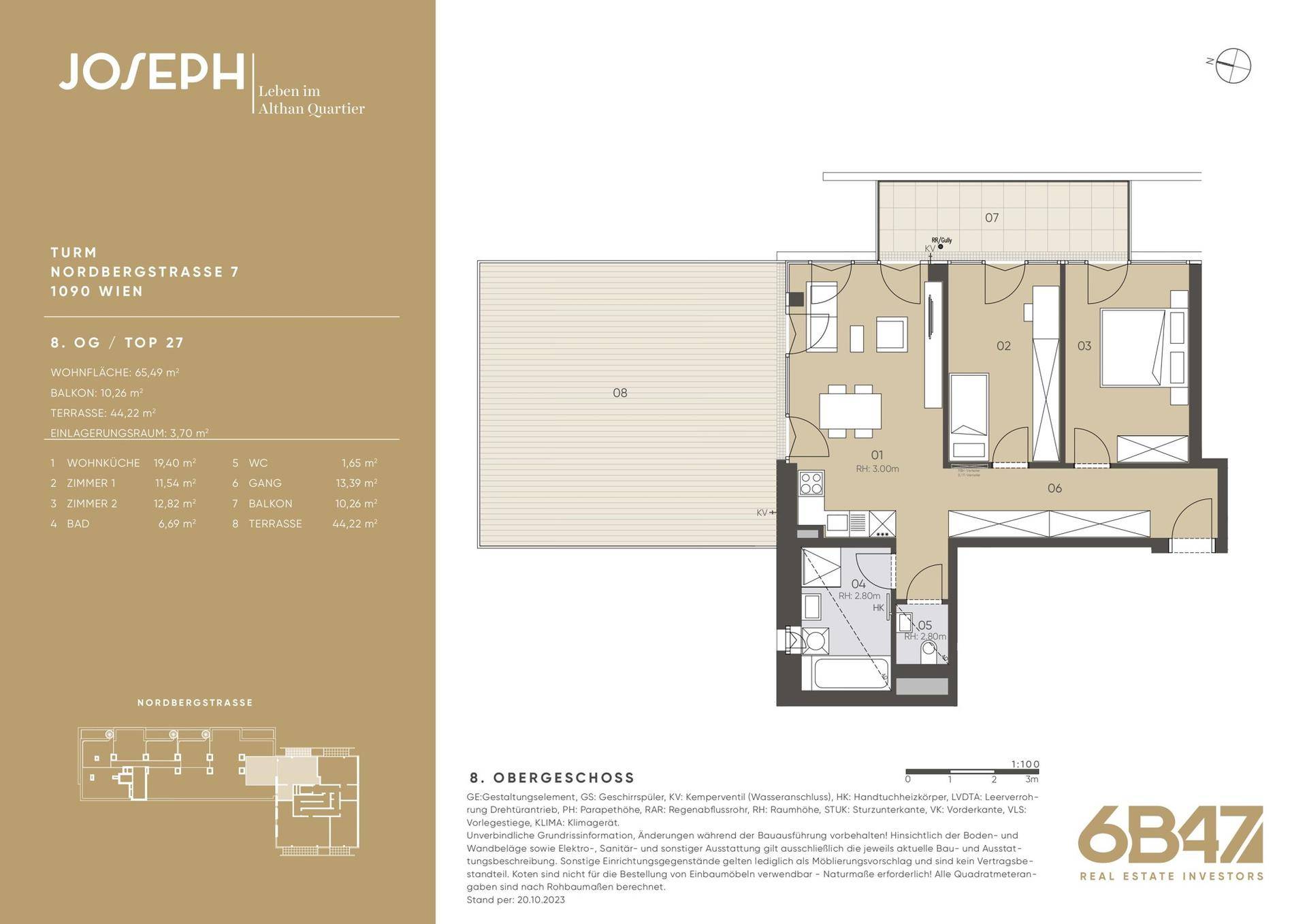 Grundriss Top 27 Turm