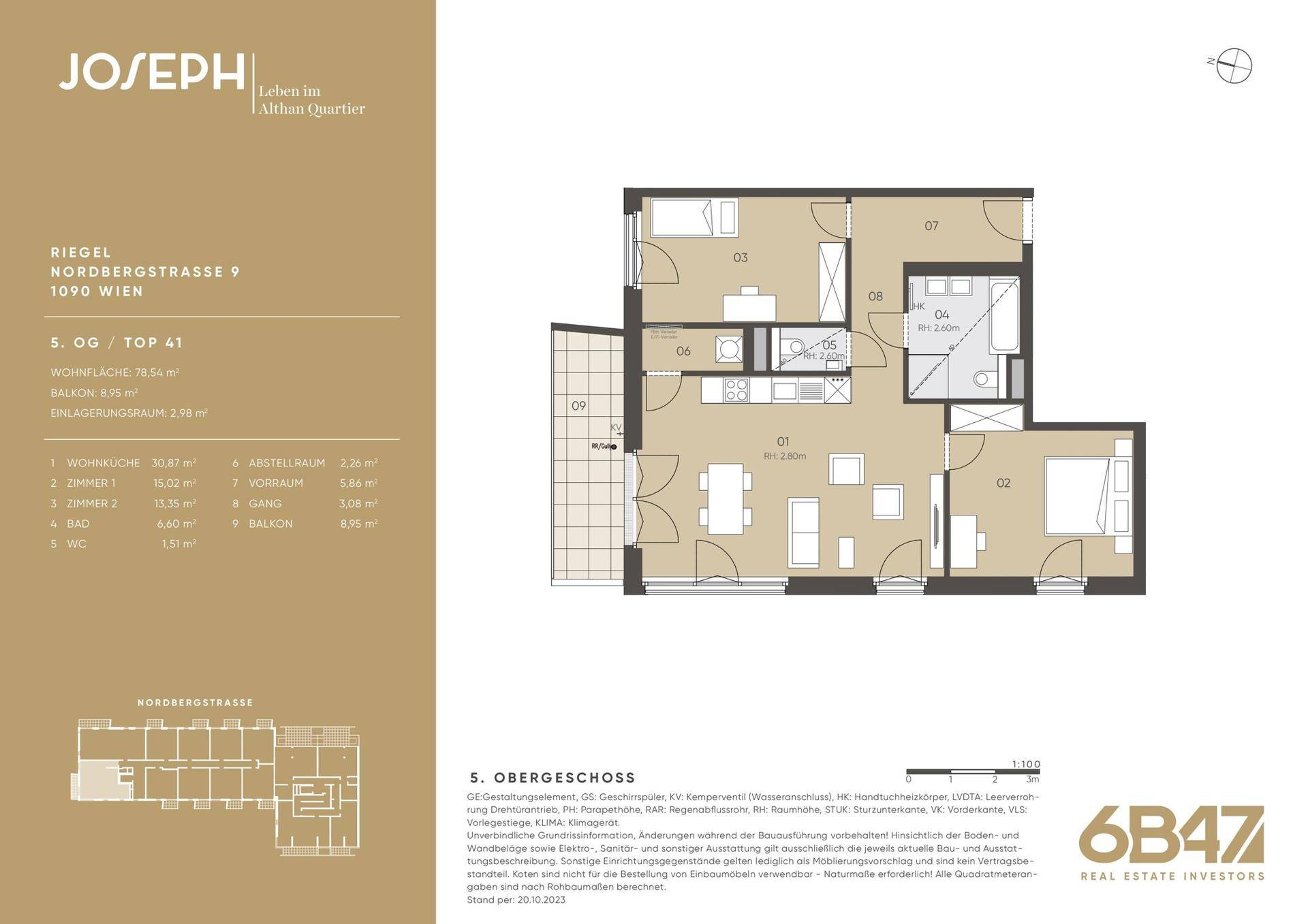 Grundriss Top 41 Riegel