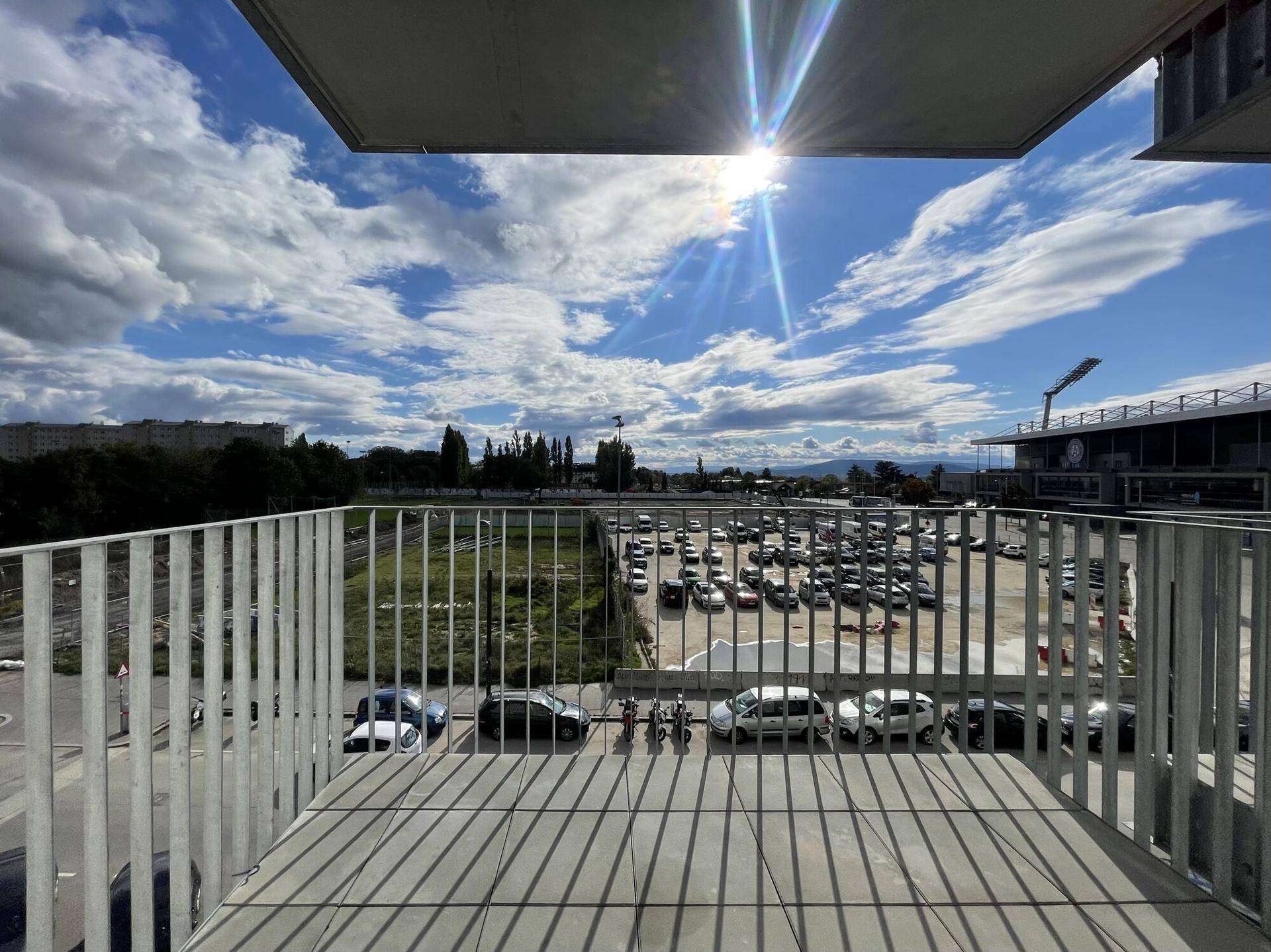 Balkon mit Aussicht