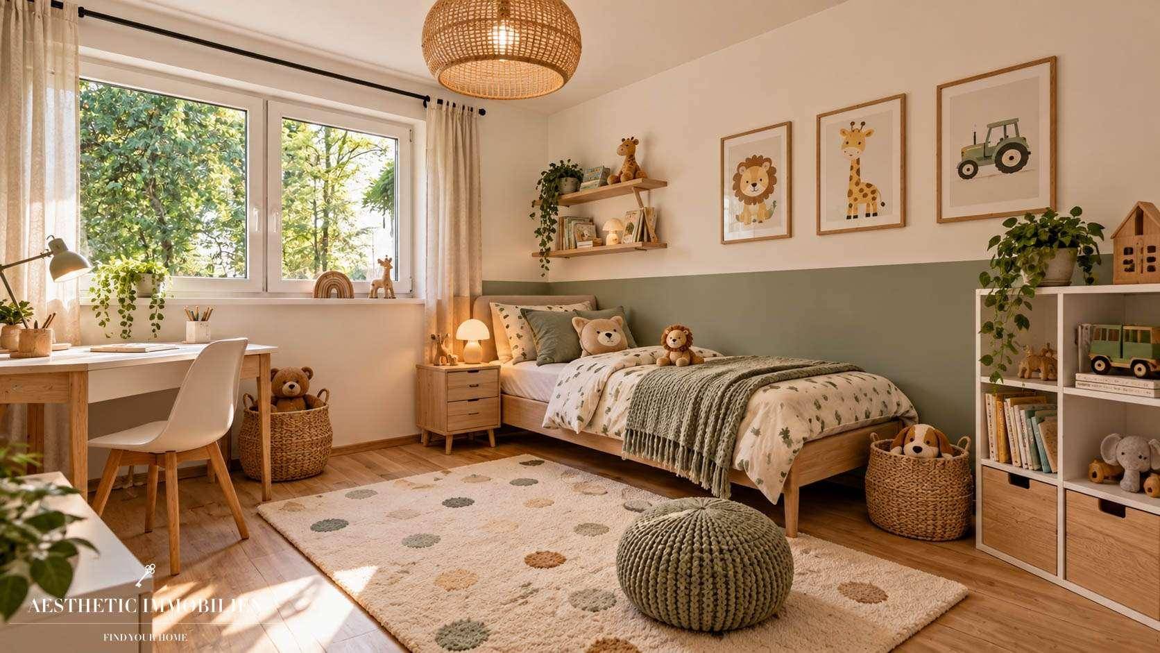 Schlafzimmer 2/Kinderzimmer visualisiert