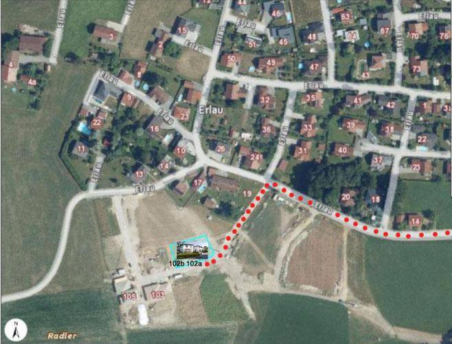 Andorf Erlau 102a b Lageplan
