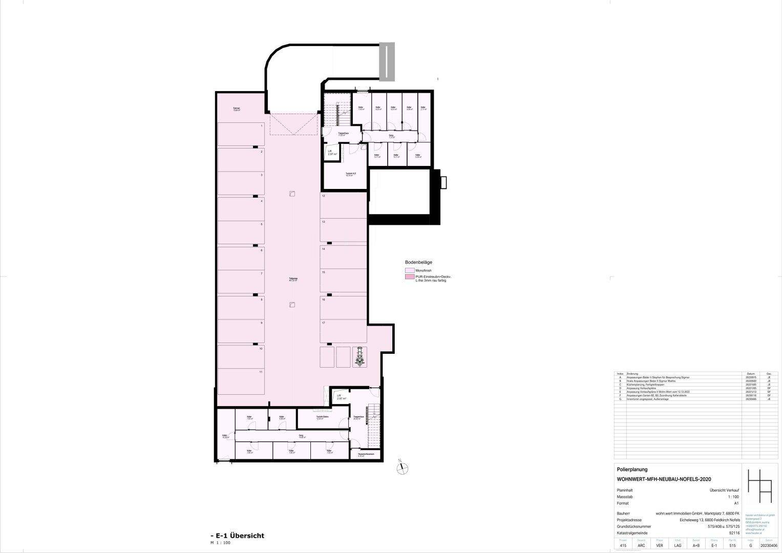 Grundriss Untergeschoss