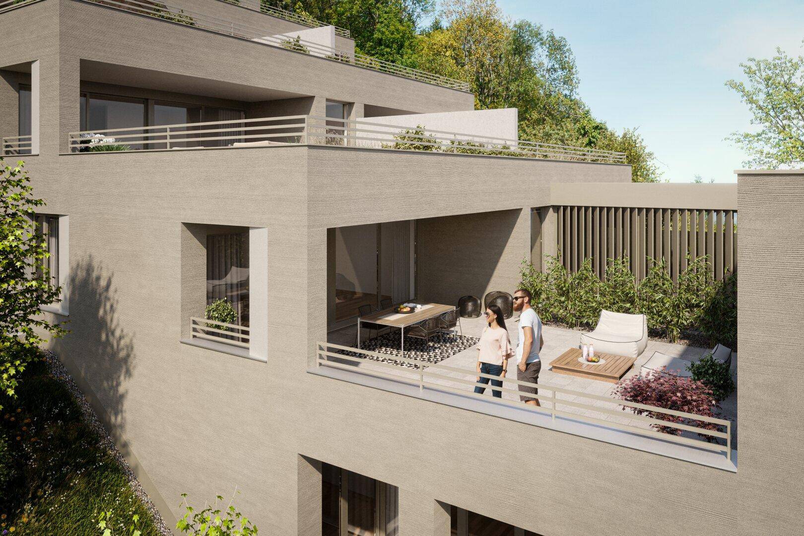 Wohnanlage "Hillside" - Zentrales Wohnen am Stadtrand "par excellence" – pohled 6