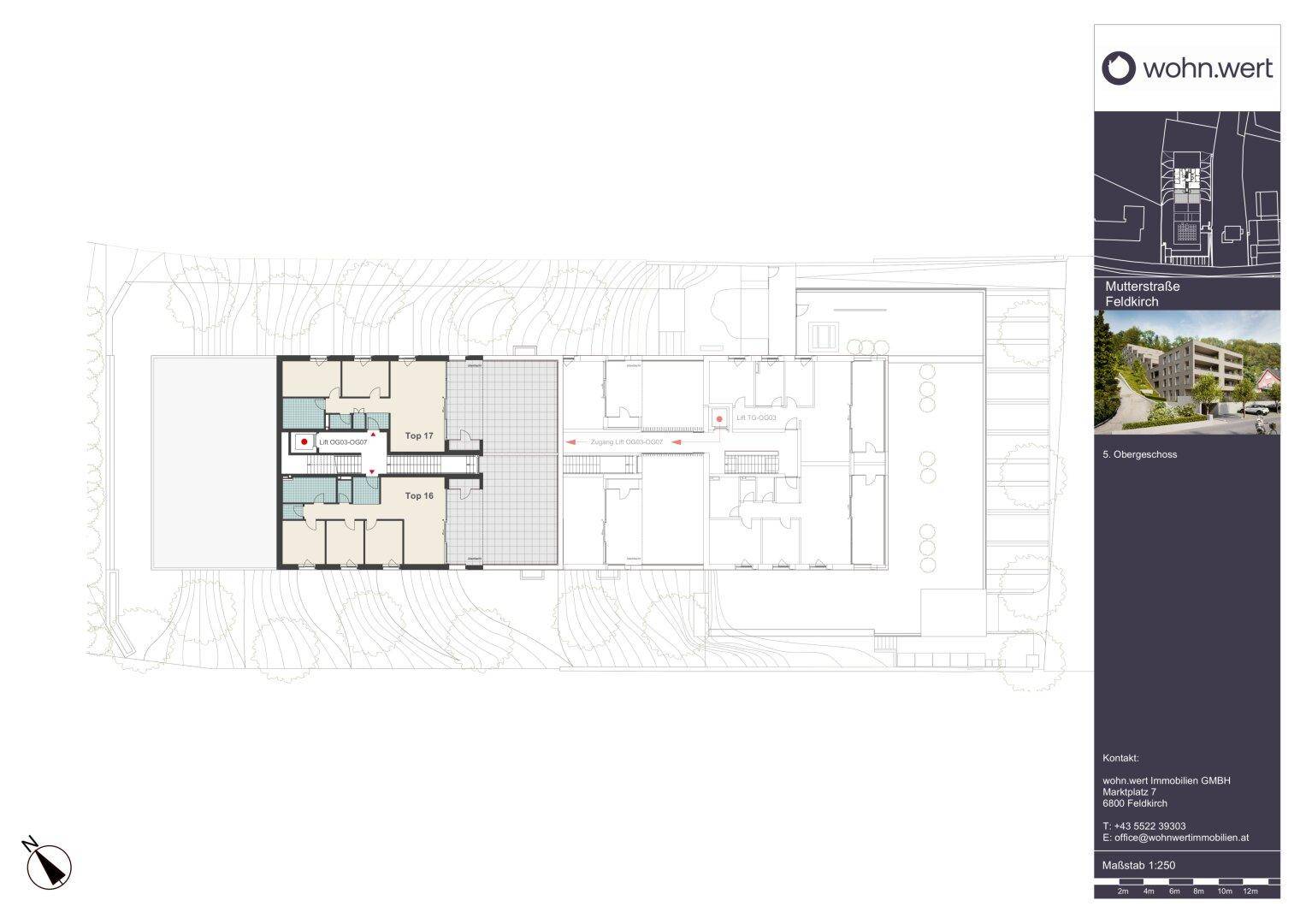 Wohnanlage "Hillside" - Traumhafte 3-Zimmerwohnung mit imposanter Terrasse - Top 17 - Ansicht 5