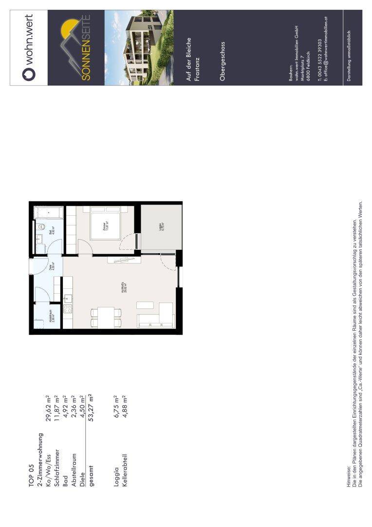 Wohnanlage "Sonnenseite" - Wunderbare 2-Zimmer-Terrassenwohnung - Top 5 – pohled 5
